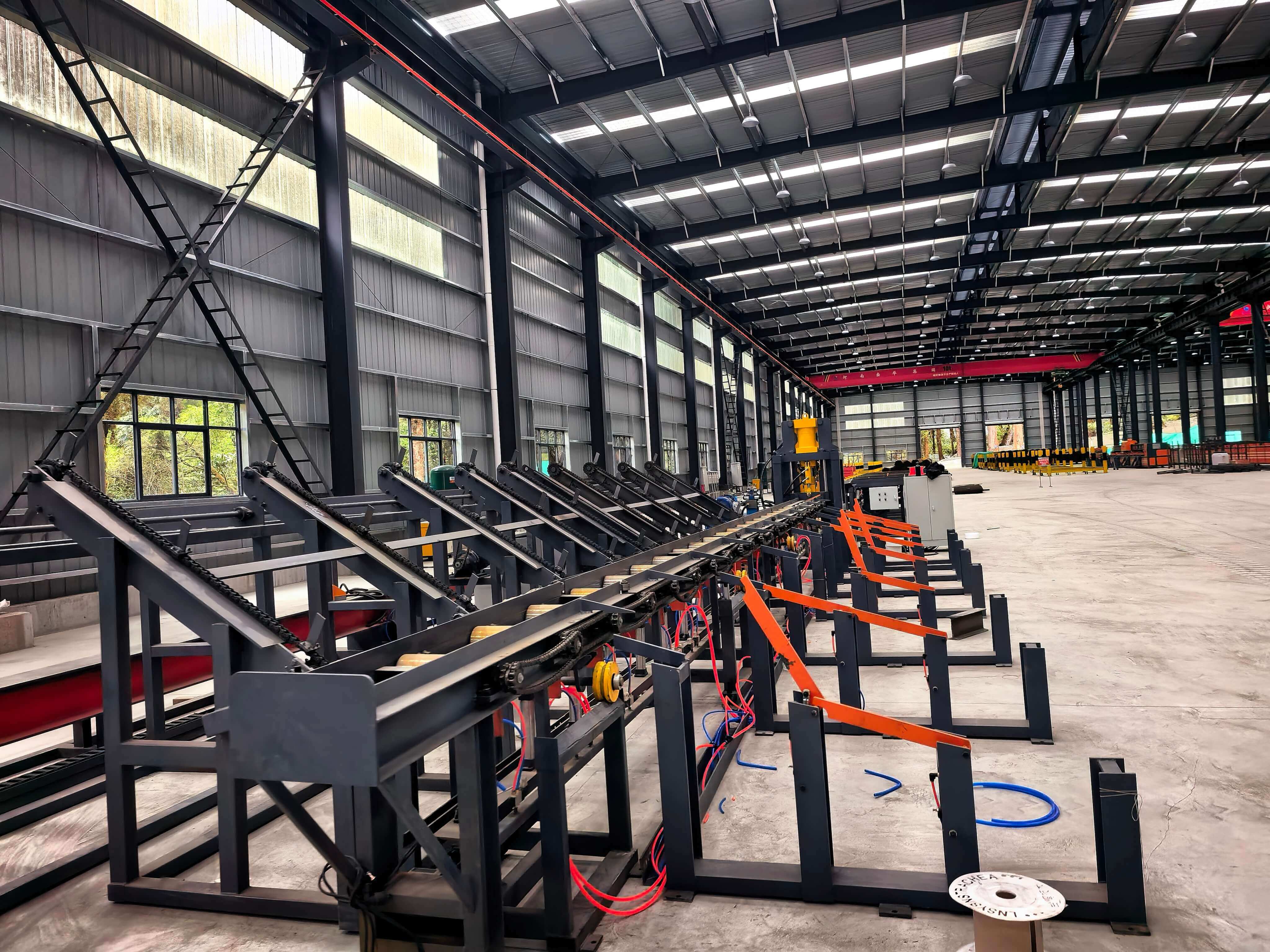 Steel bar cutting and threading process
