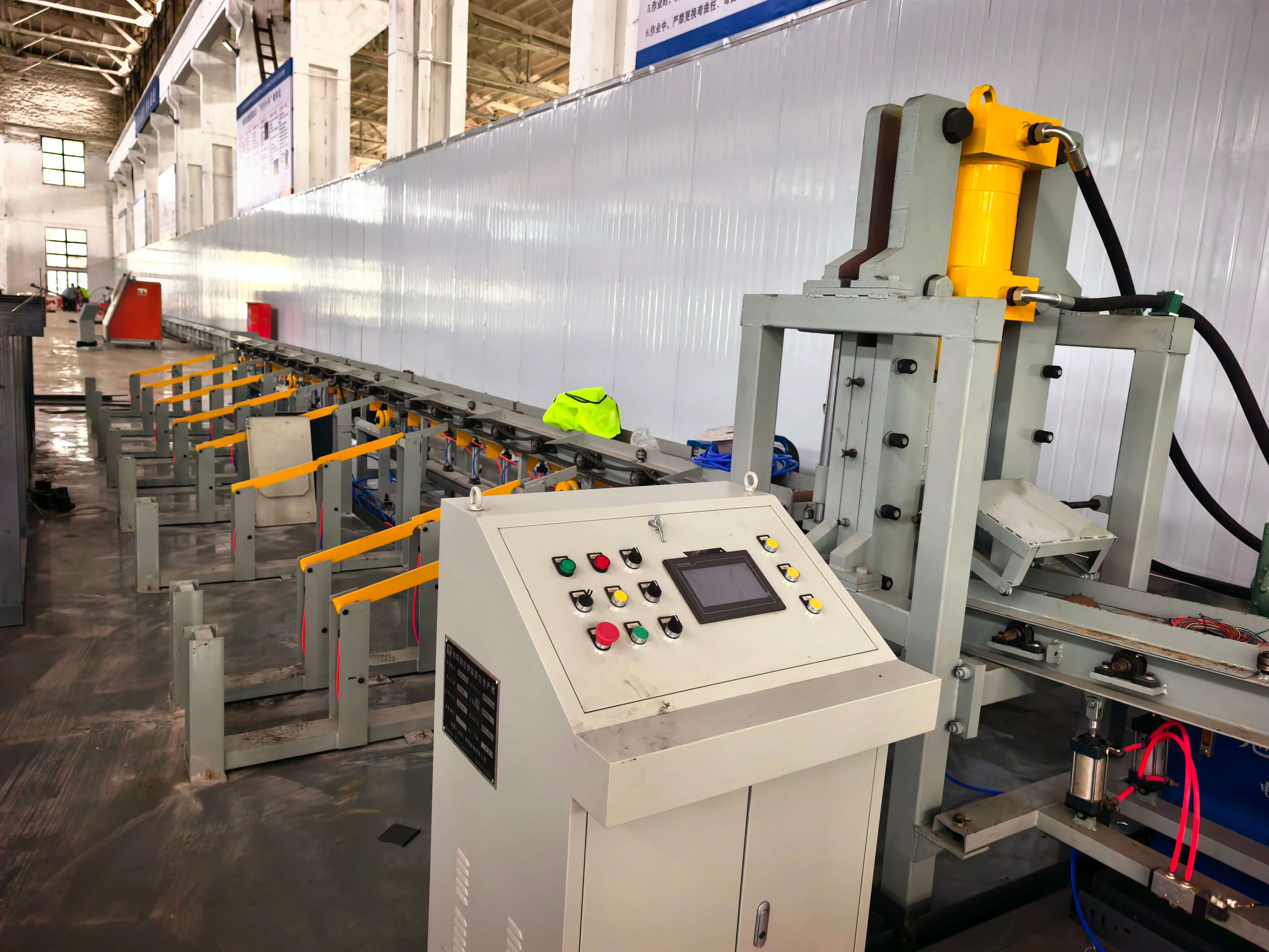 Industrial steel processing equipment