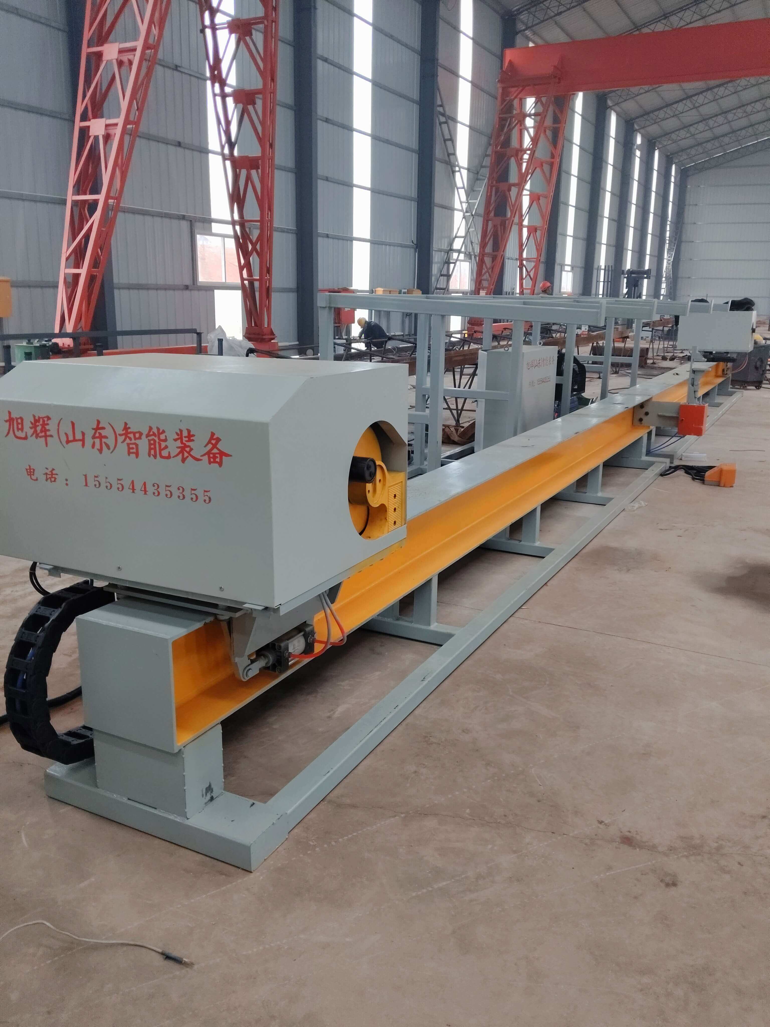 Fully automatic steel bar bending center in factory