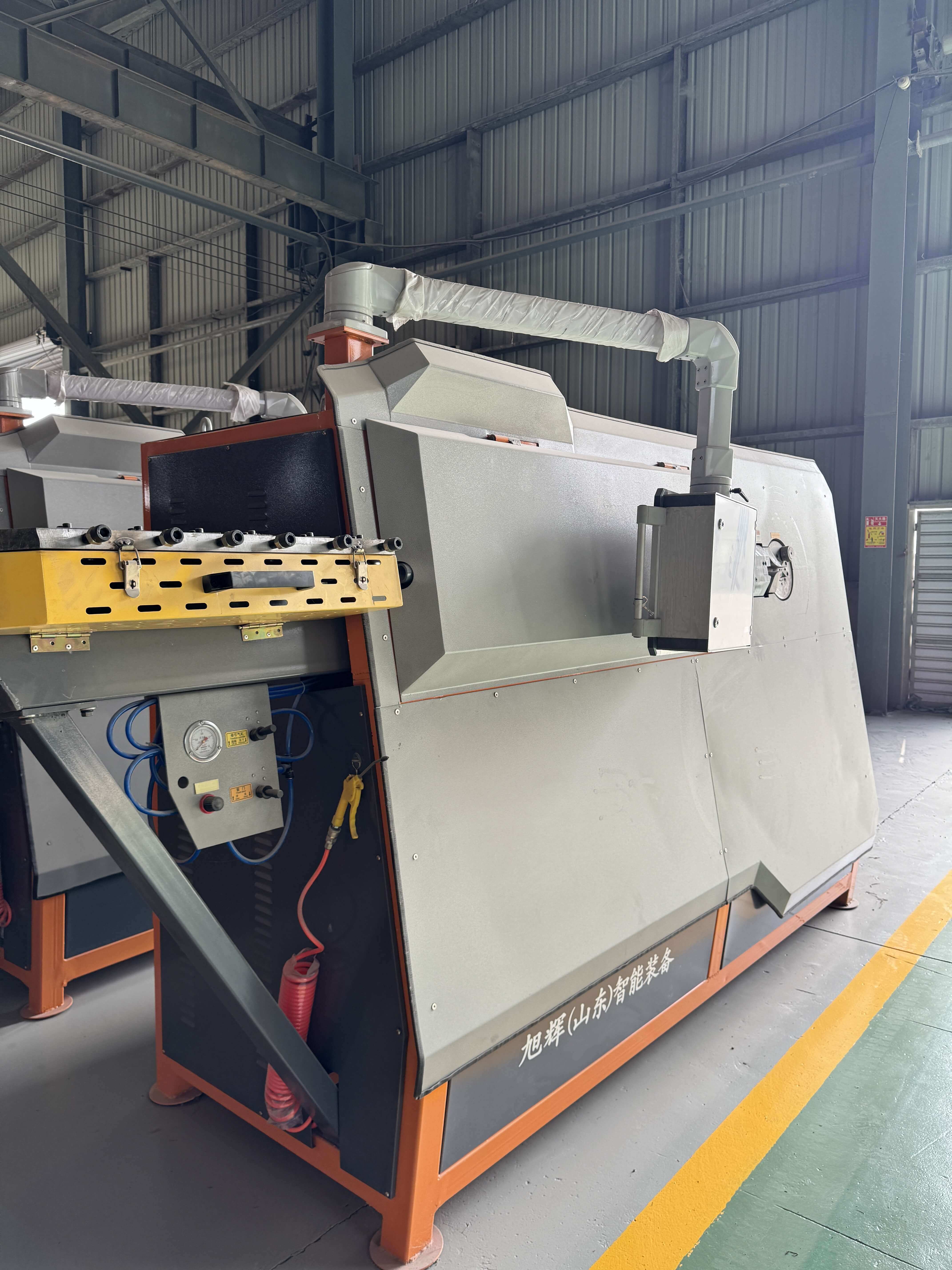 Steel bar hoop forming machine in factory