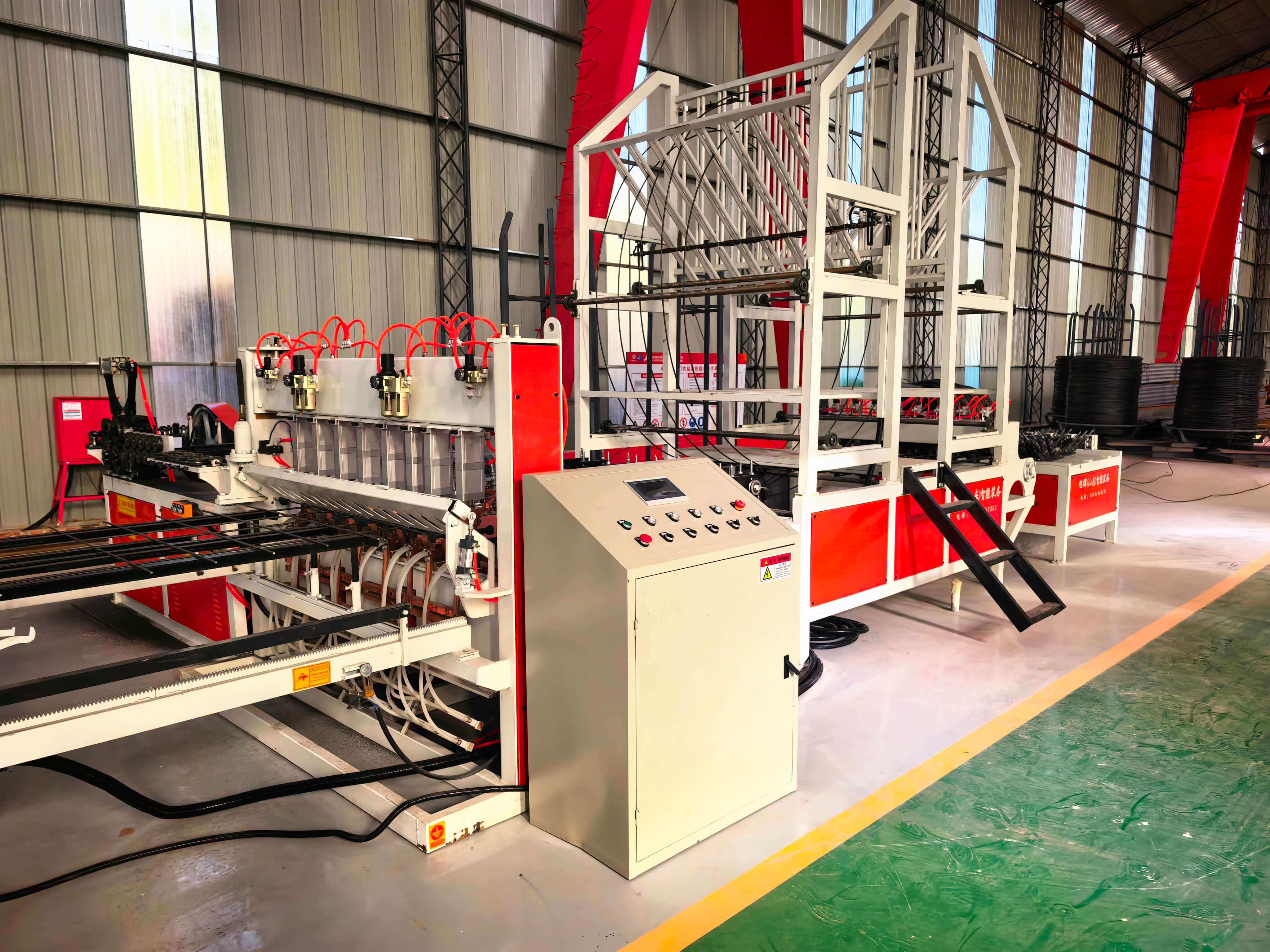 Automated smart steel mesh welding process