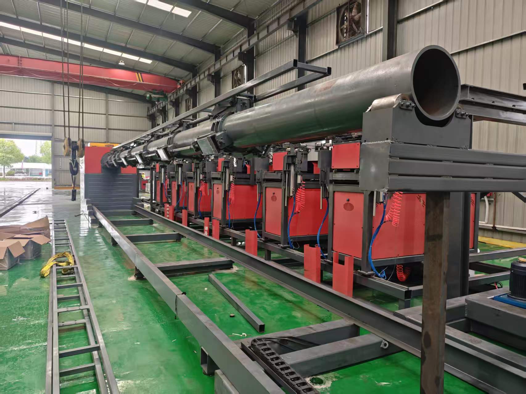 Industrial application of steel cage welding equipment