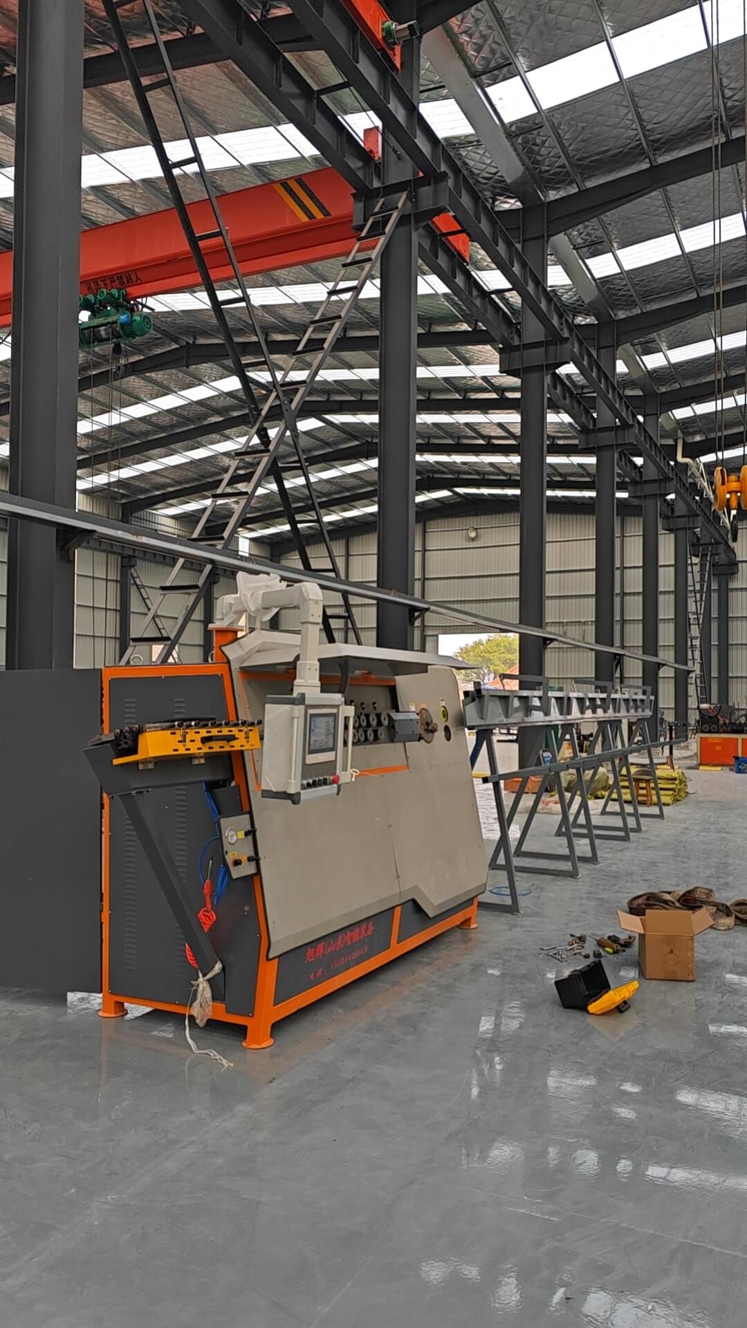 Rebar Stirrup Bending Machine in Operation