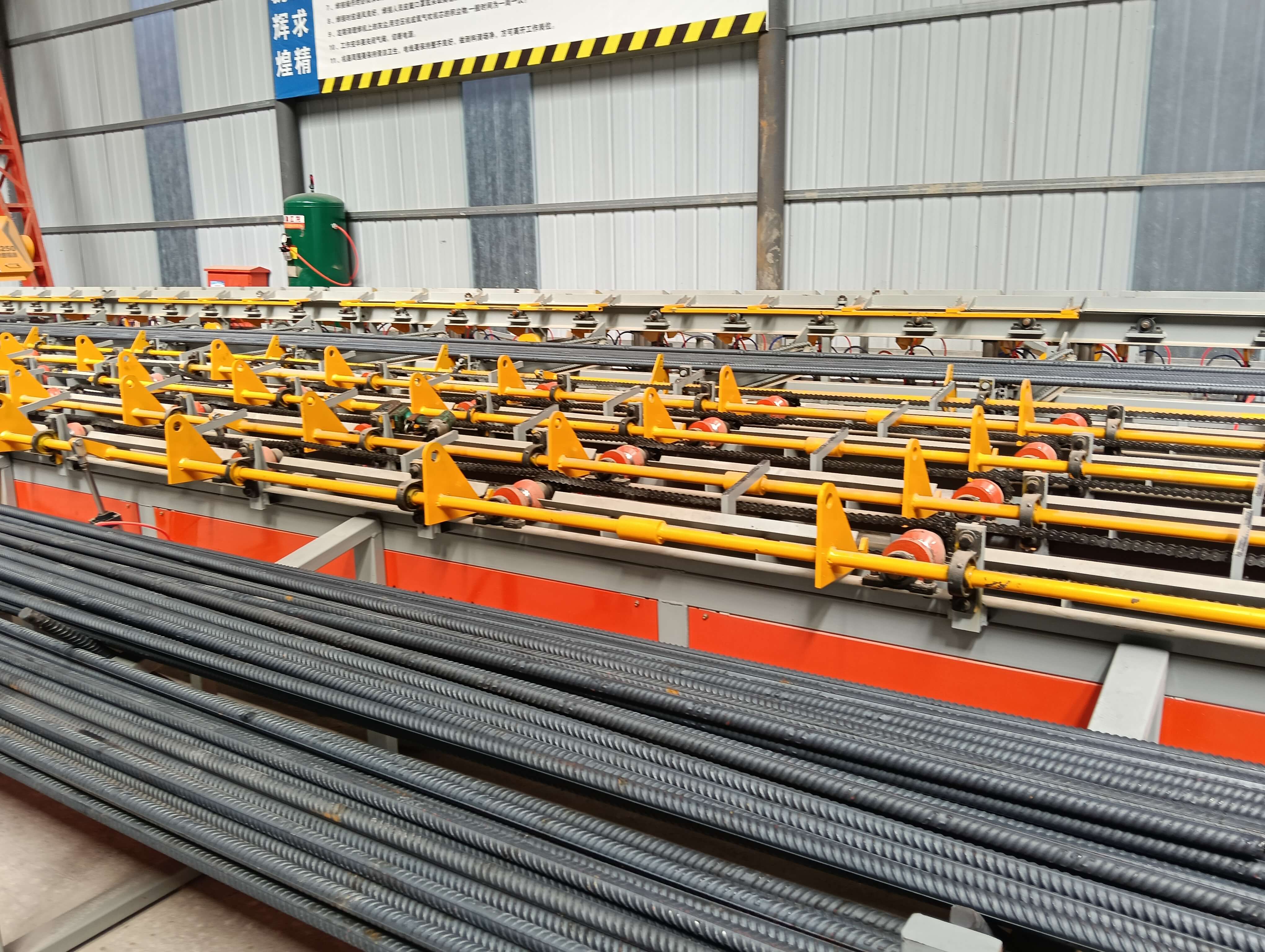 Rebar processing equipment for infrastructure projects