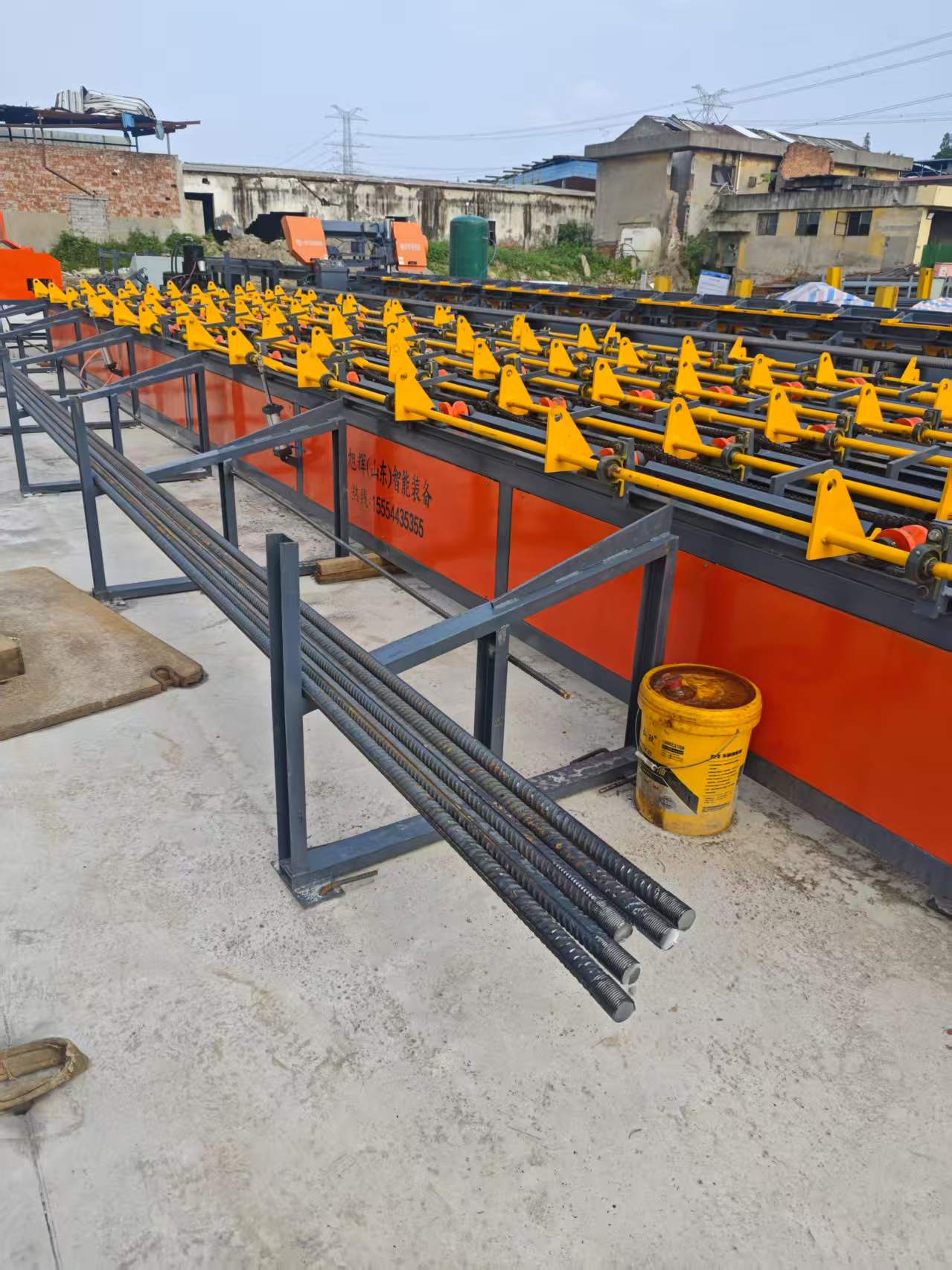 Precision CNC steel bar threading process