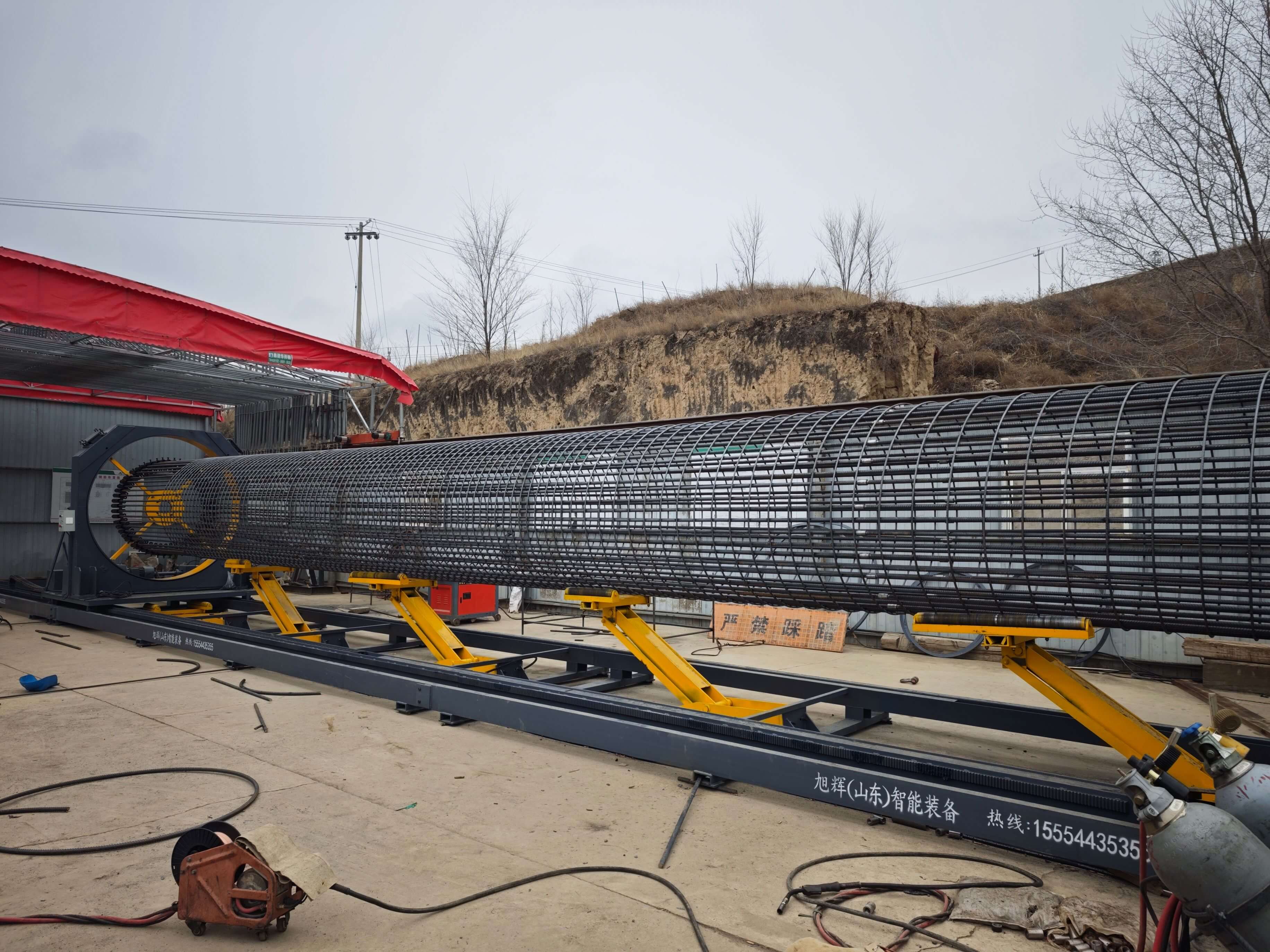 Custom pile foundation steel cage rolling machine manufacturing
