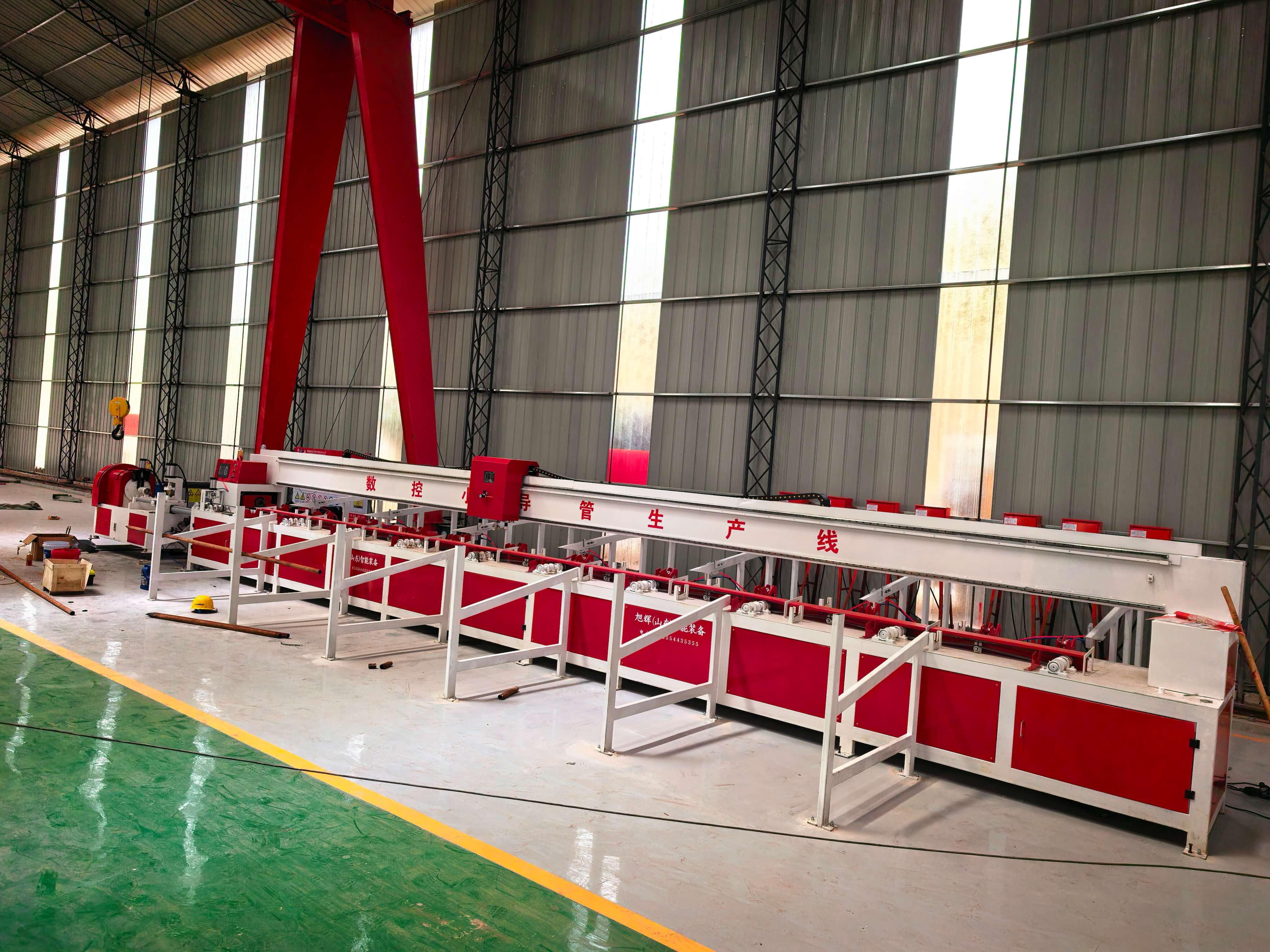 CNC hole cutting process on tunnel small duct