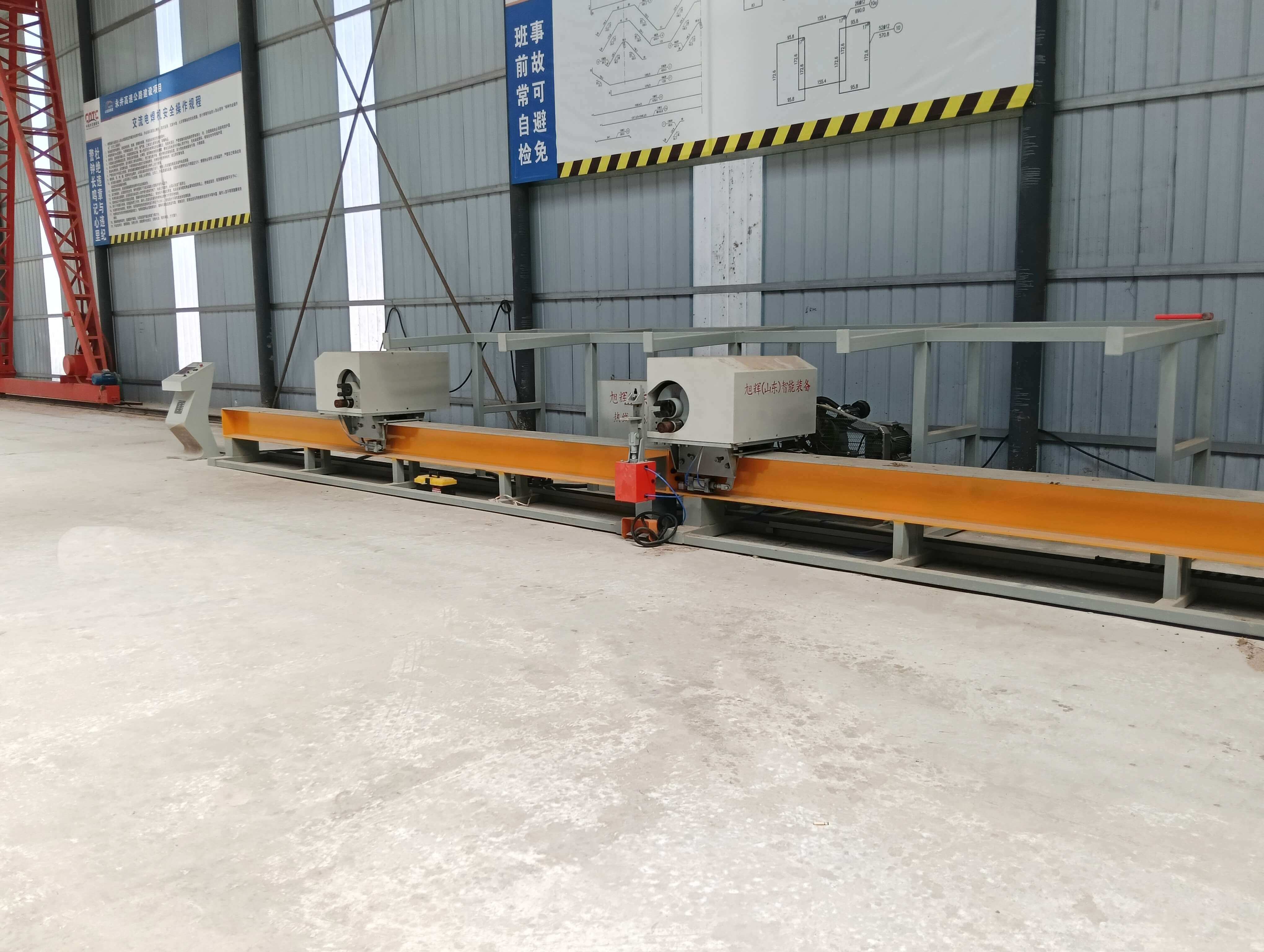 Smart CNC steel bar bending center in factory