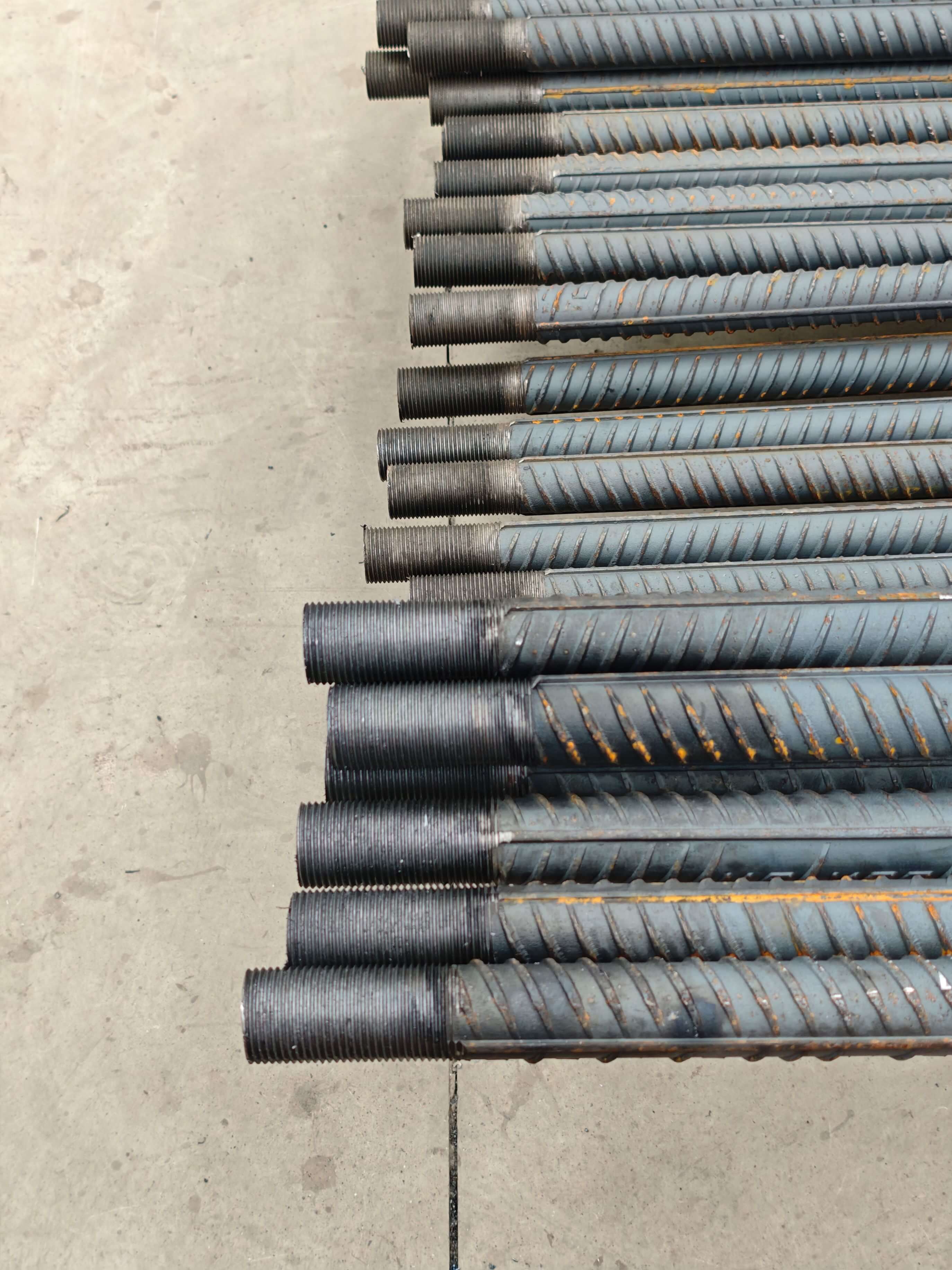 Steel bar processing equipment in factory
