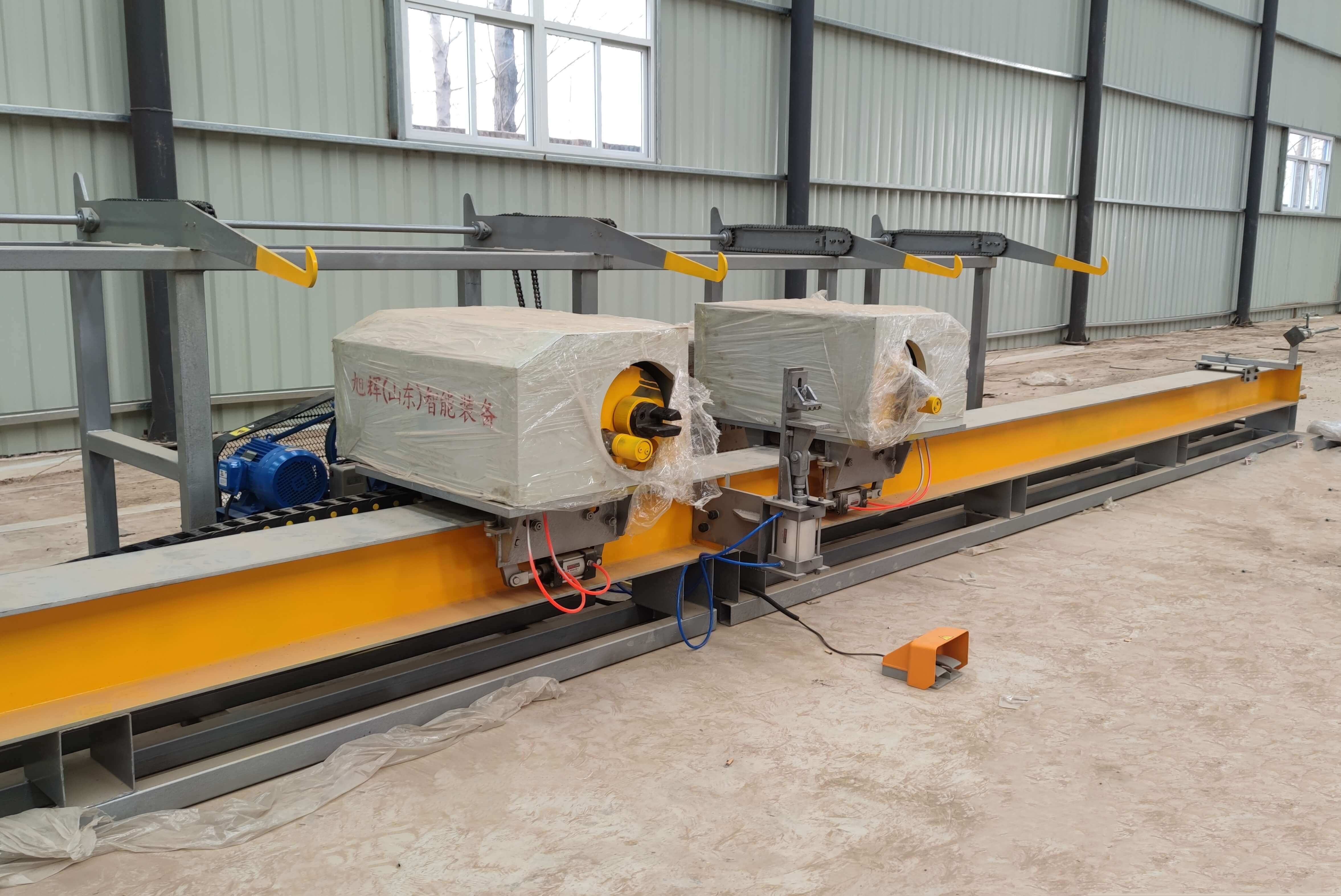 Fully automatic steel bar bending center in factory