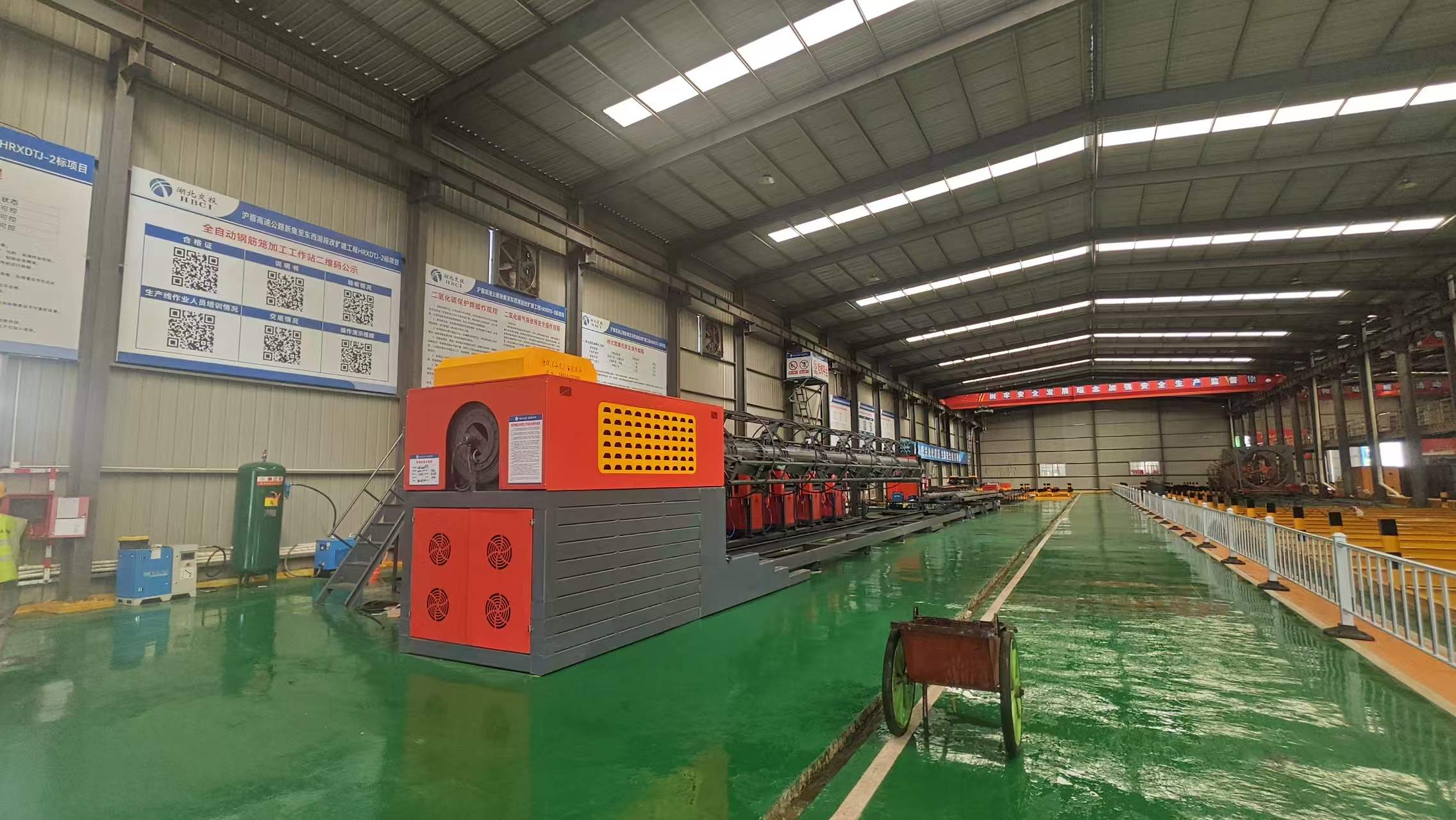 Precision steel bar cage welding process