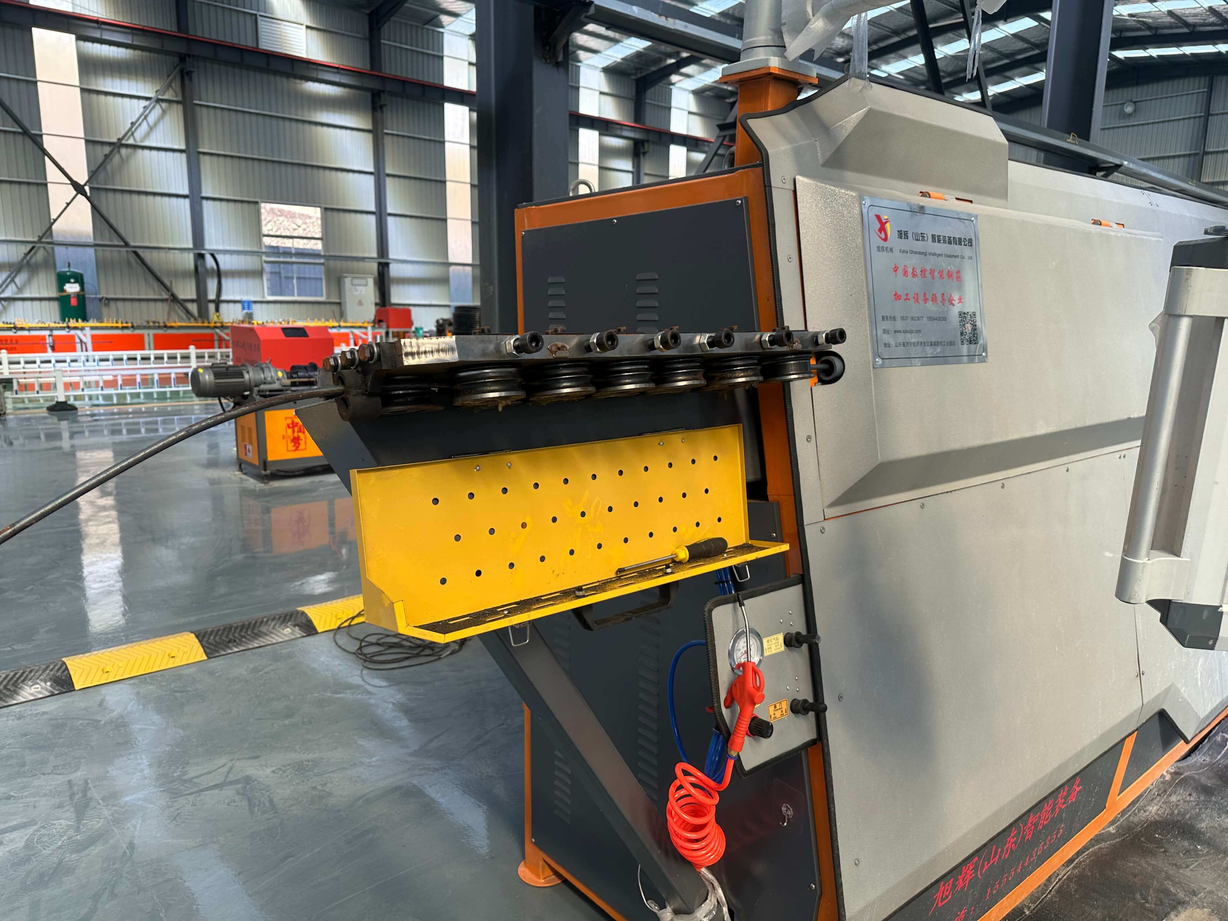 CNC steel bar stirrup bender in factory
