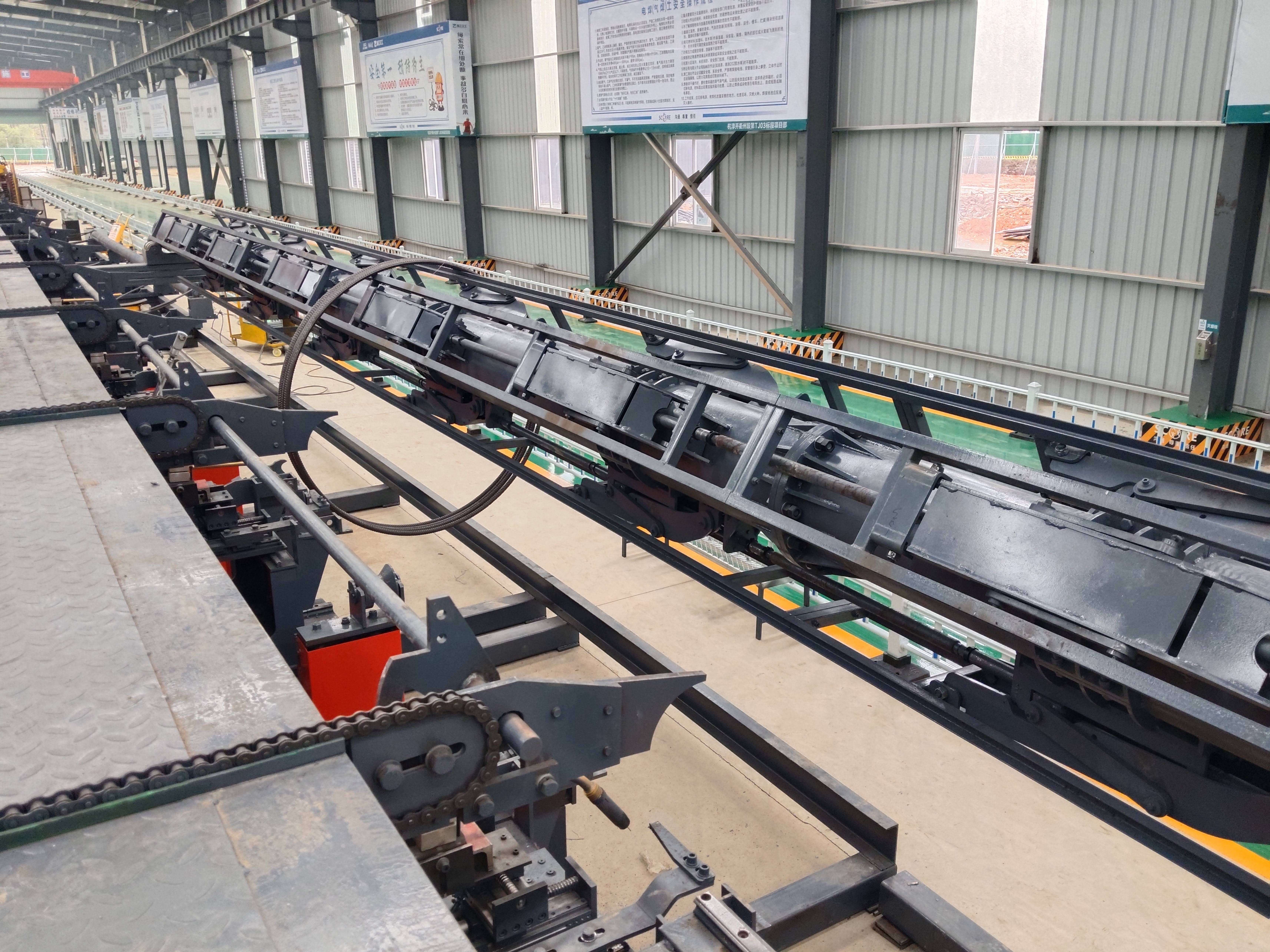Automated reinforcing cage production line