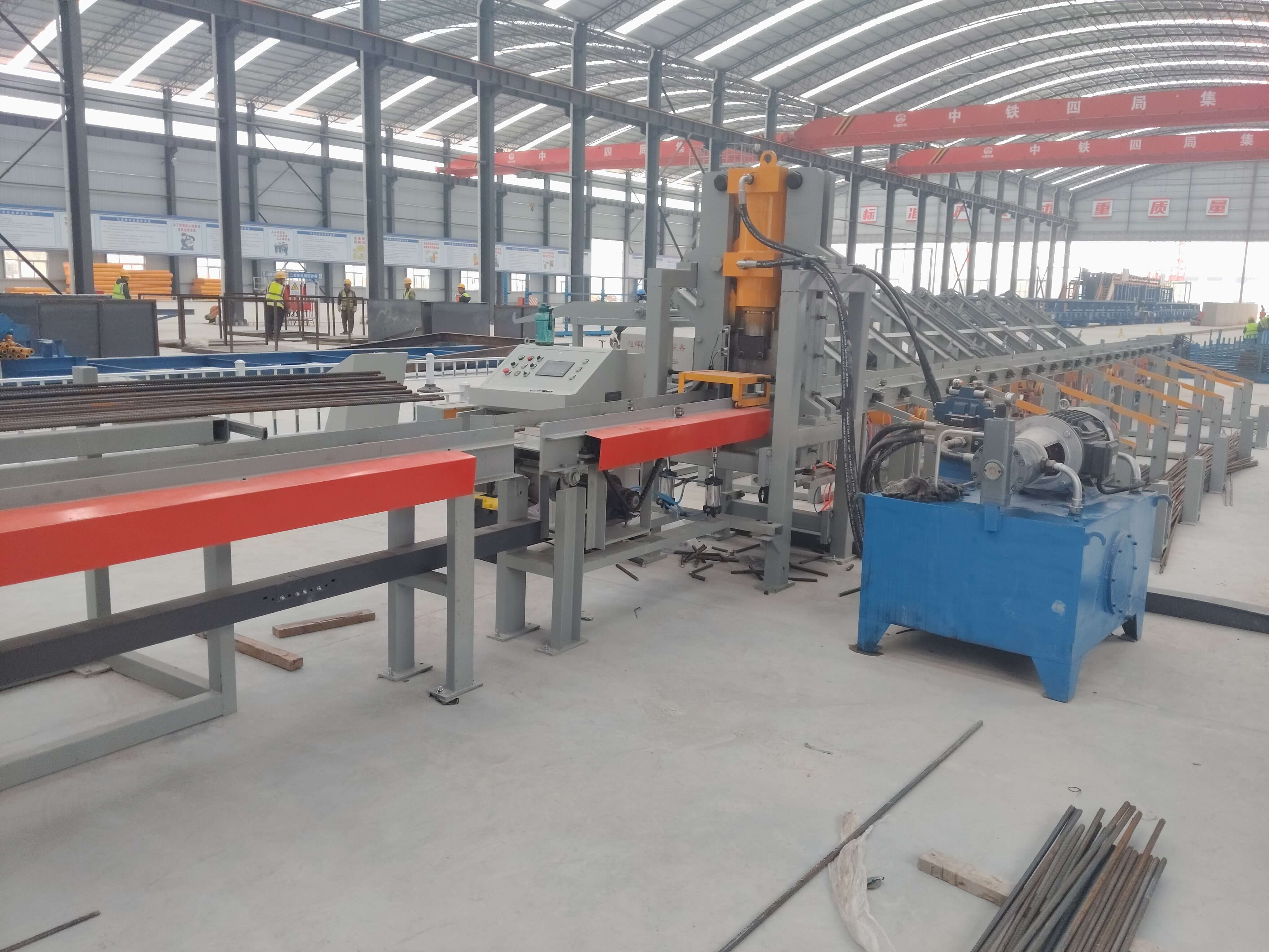 Numerical Control Hydraulic Steel Bar Cutting Line Manufacturer | Xuhui (Shandong)