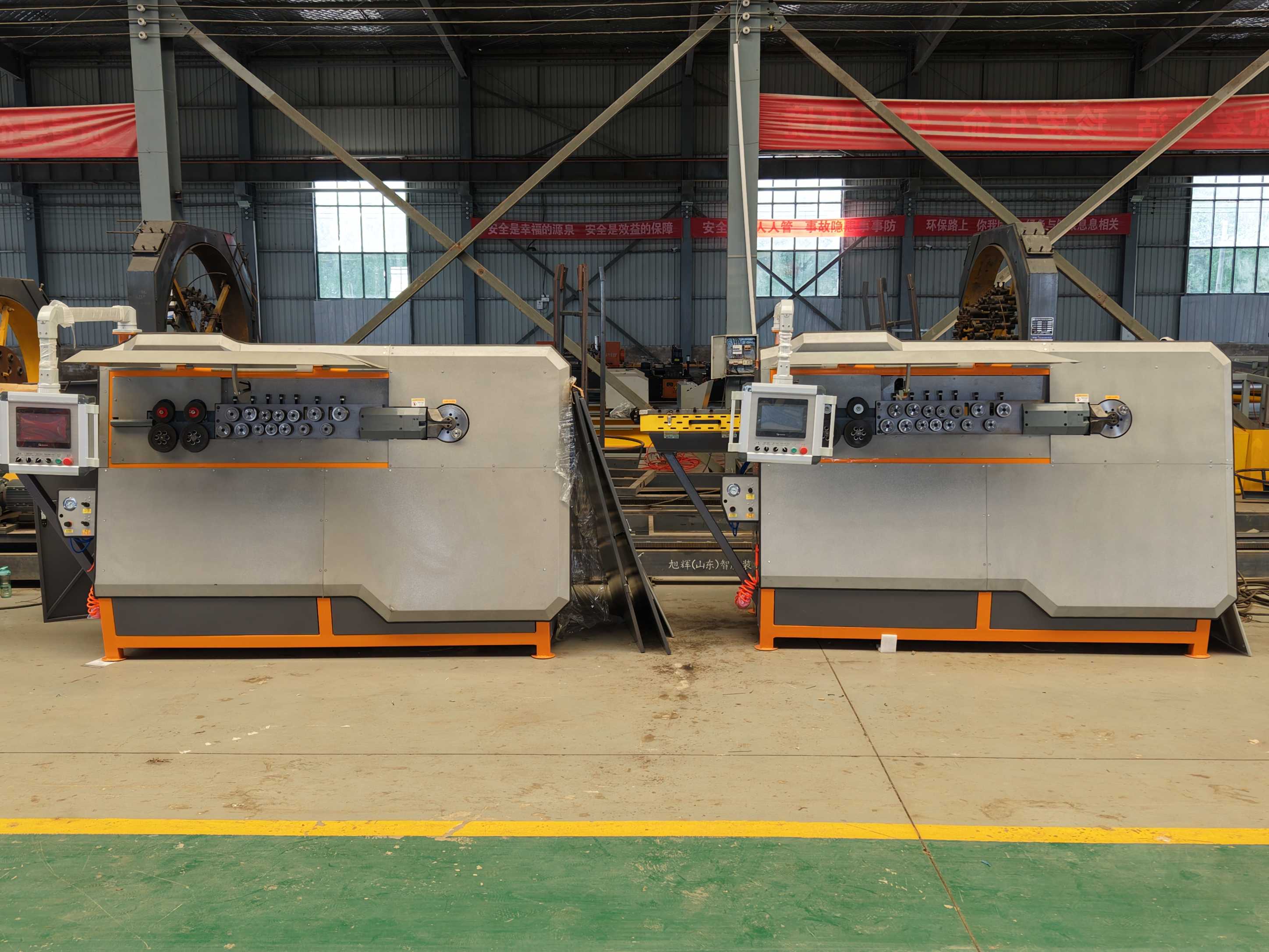 CNC control panel of steel bar stirrup bender