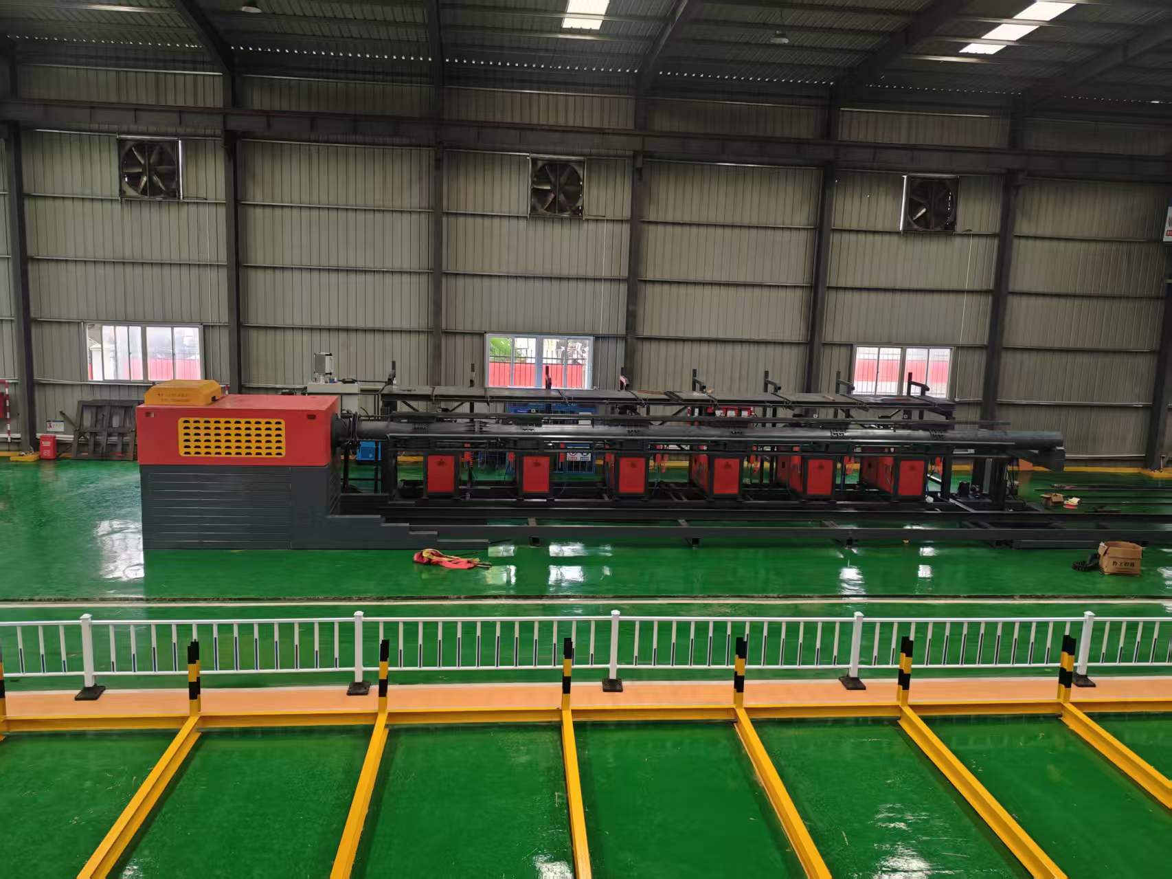 Fully automatic steel cage welding workstation in factory