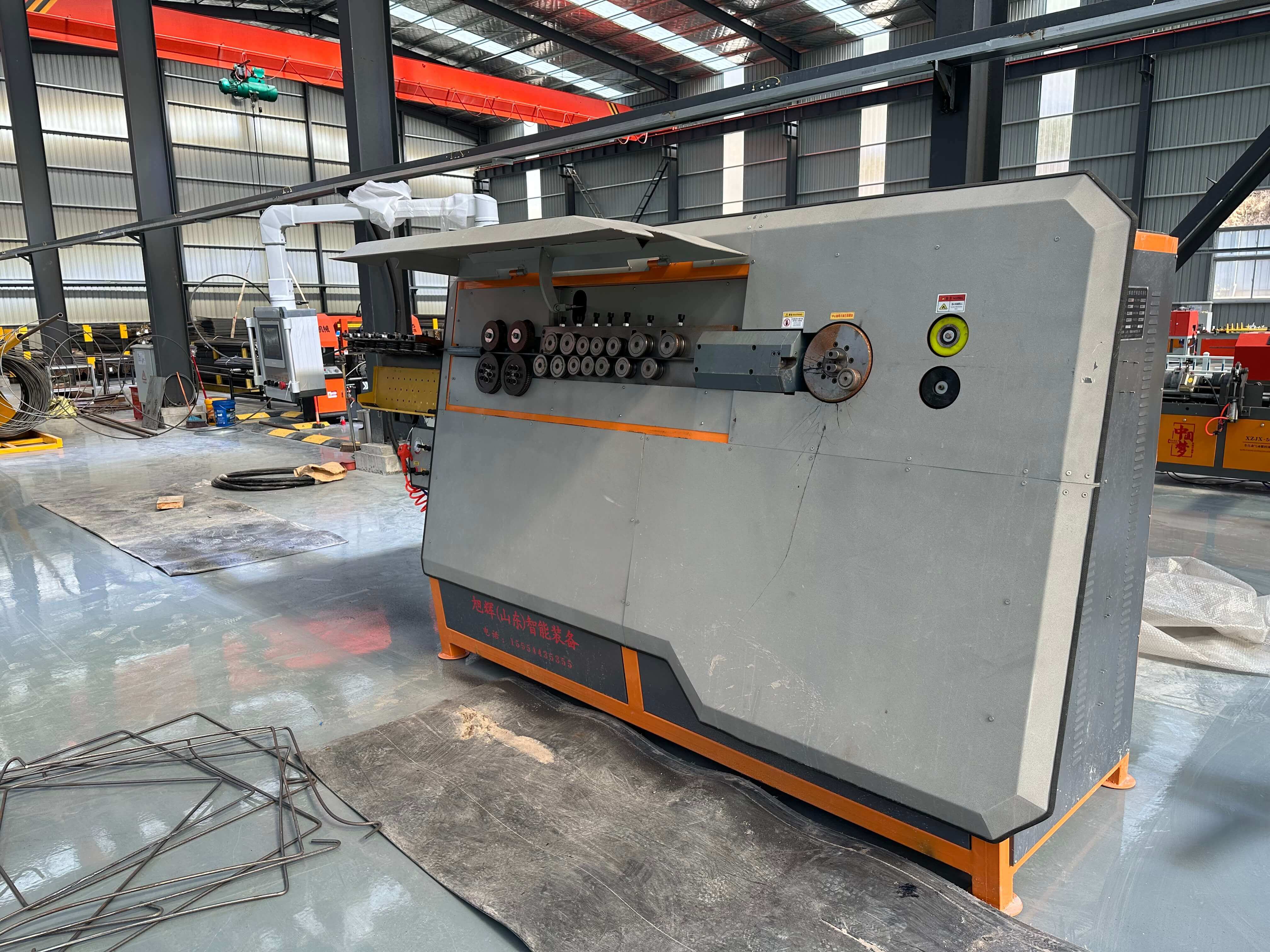 CNC steel bar stirrup bender production line