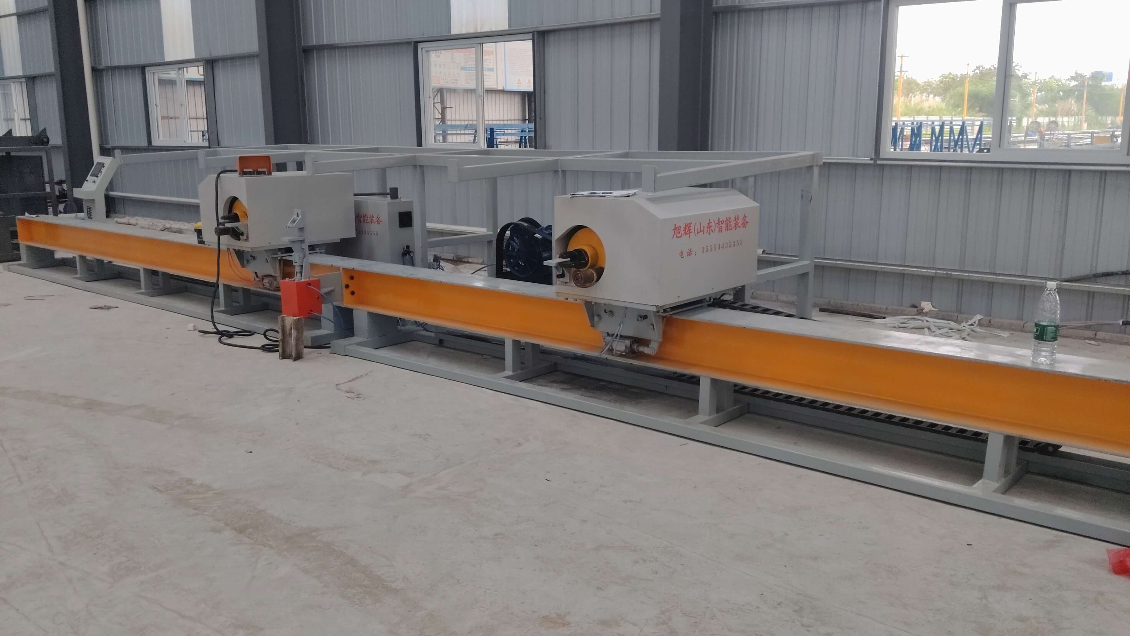 Smart CNC steel bar bending center in operation