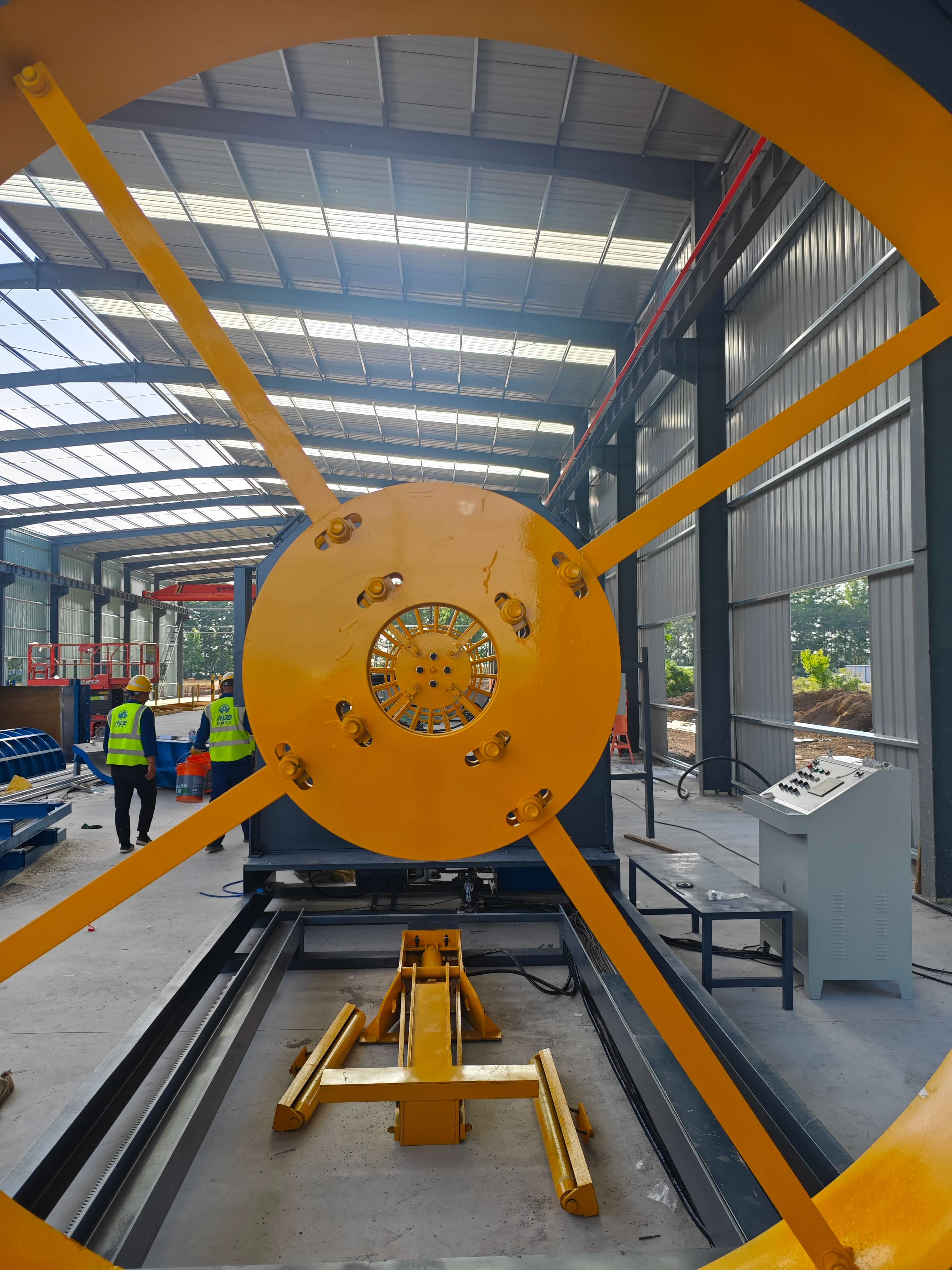 Industrial CNC steel bar cage rolling machine
