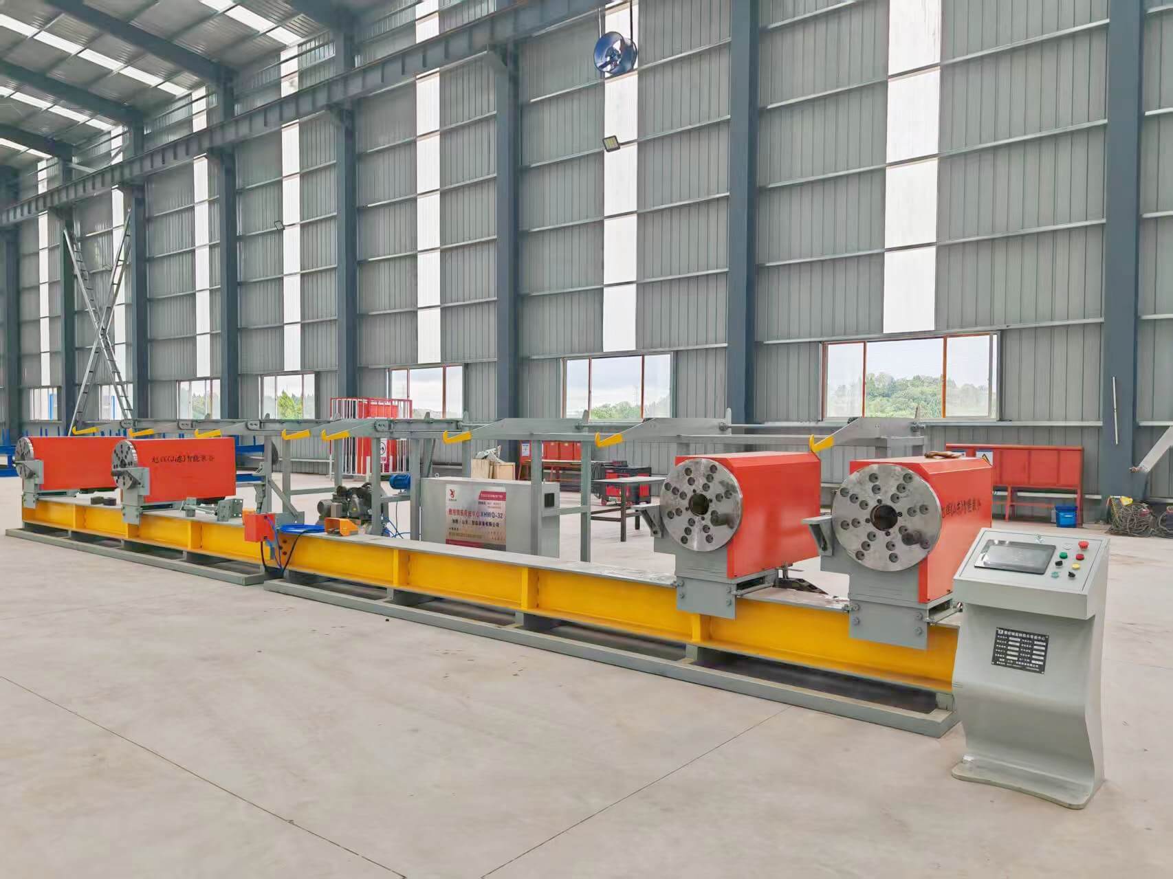 Control panel of smart rebar bending machine