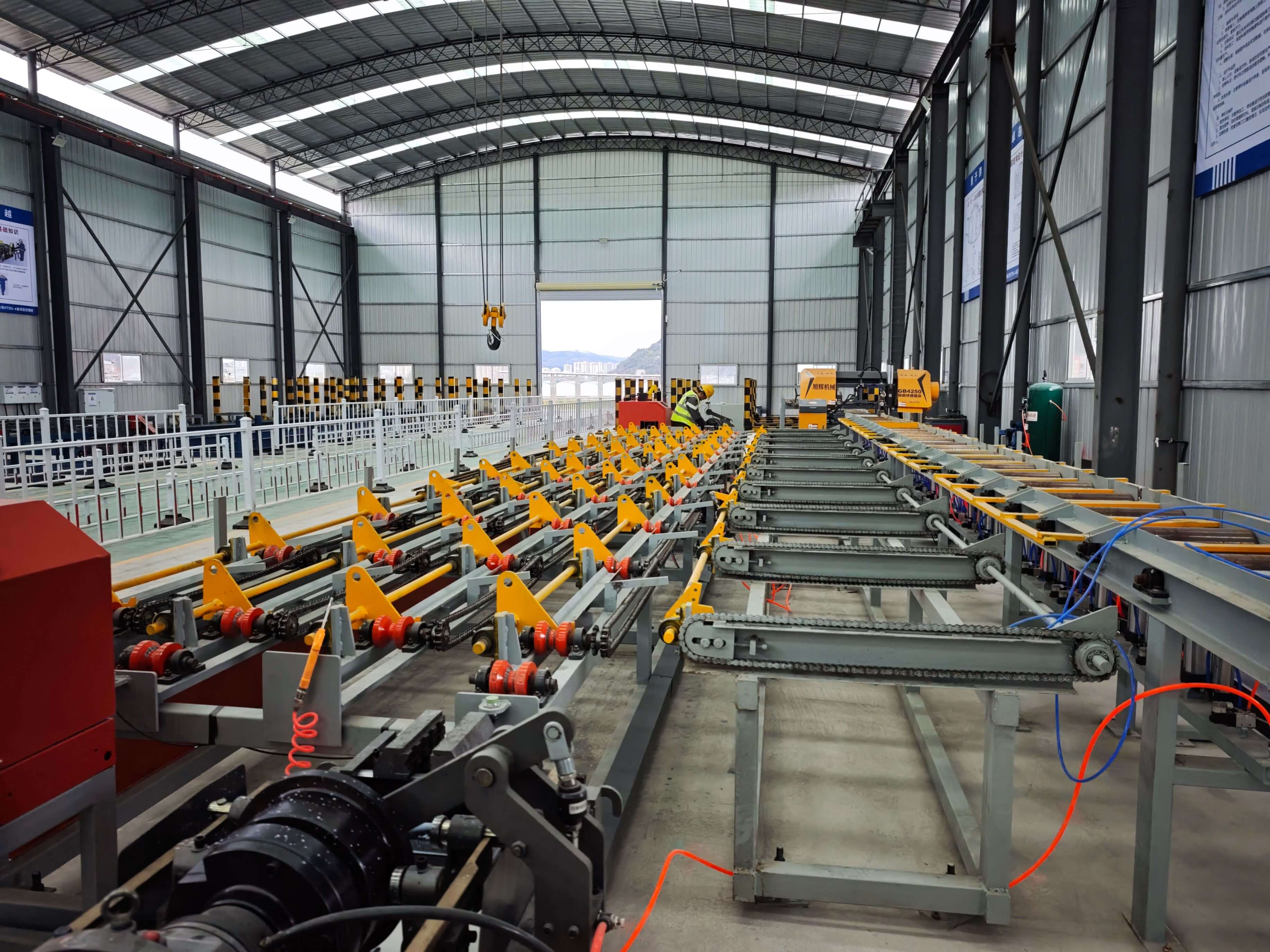 Steel bar processing equipment for infrastructure projects