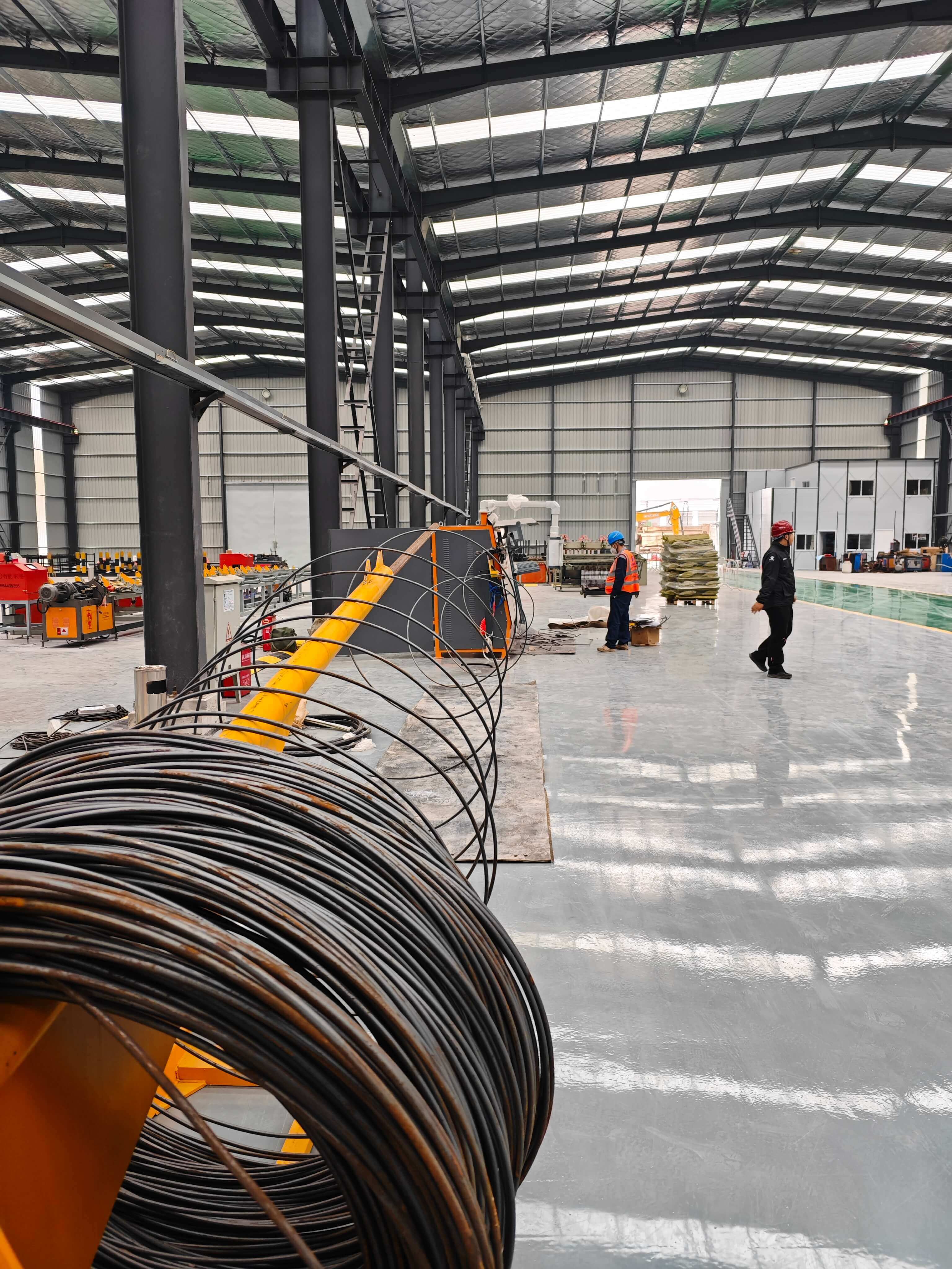 Precision CNC rebar bending process