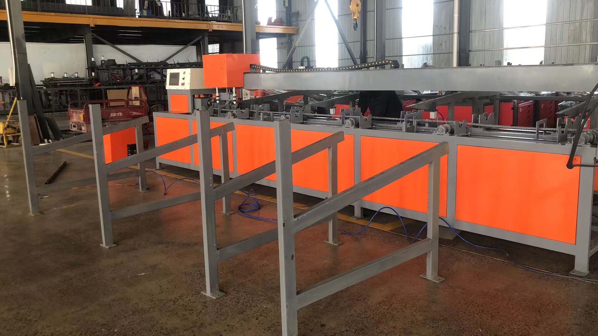 Small duct processing equipment operation