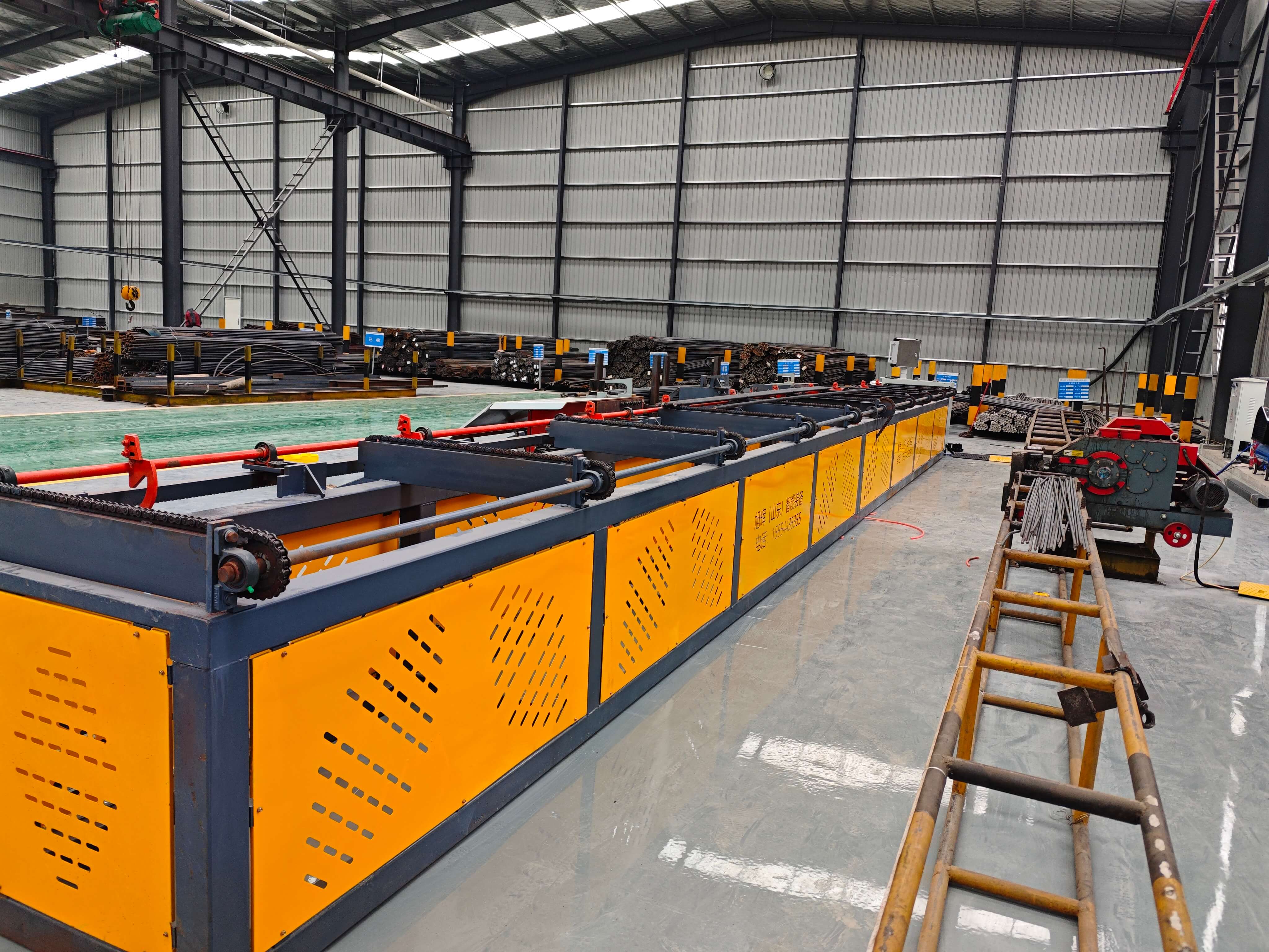 Precision bending with a four head rebar machine