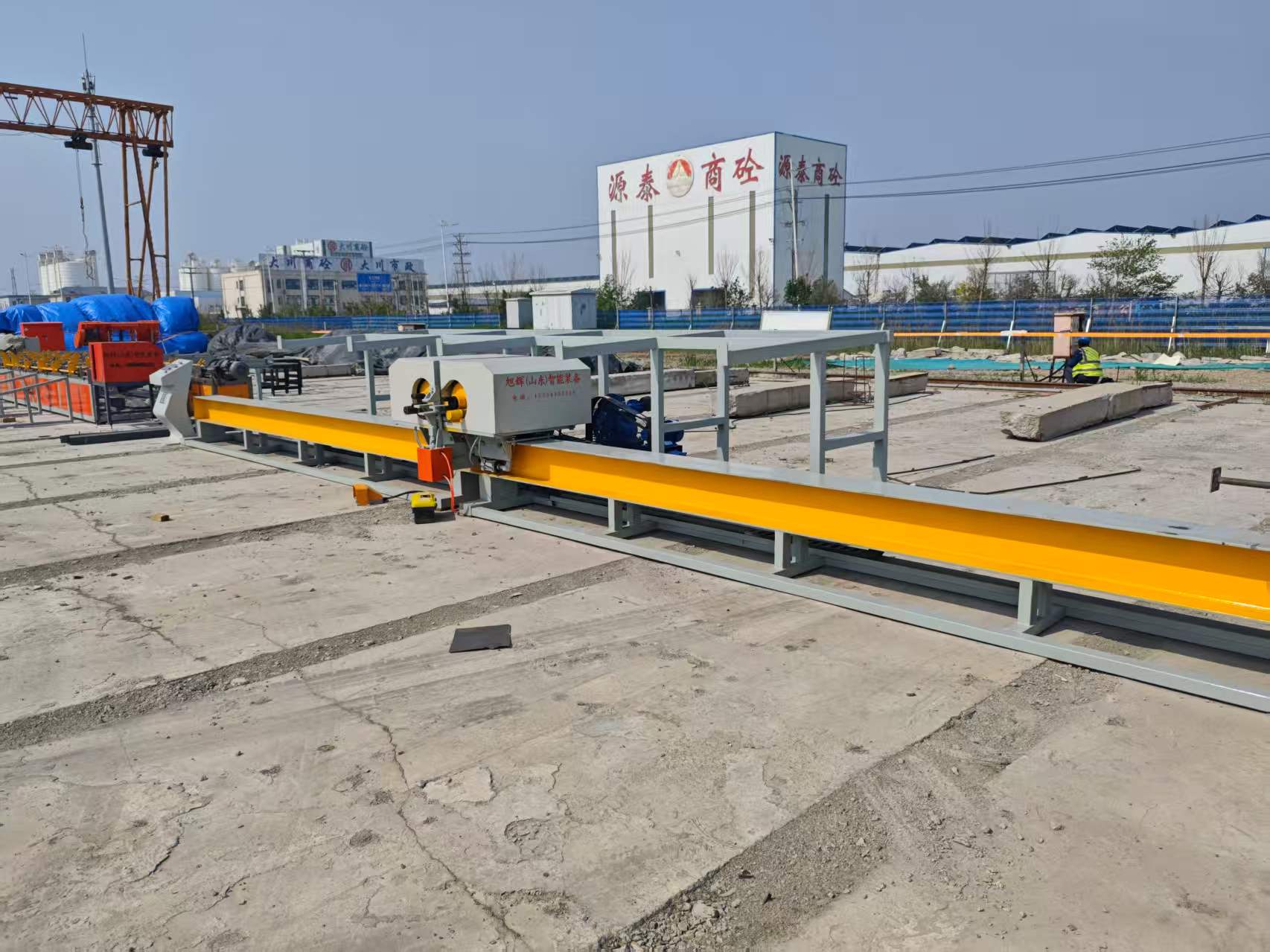 Precision engineering in two-head steel bar bending center
