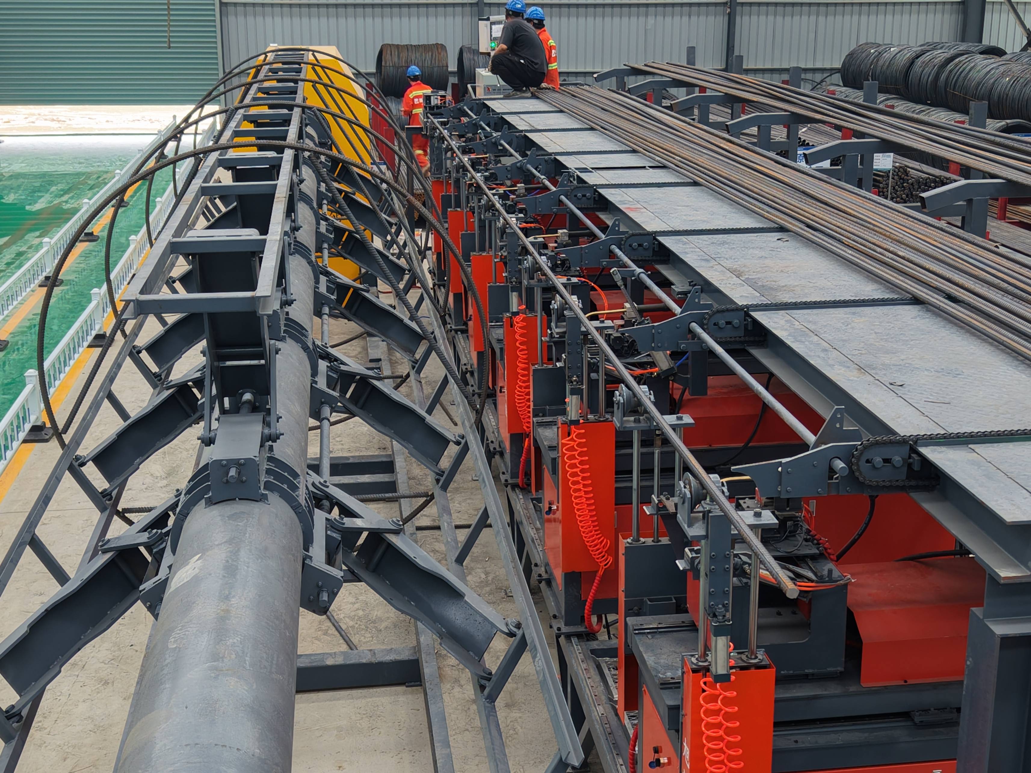 Automatic Steel Cage Welding Process