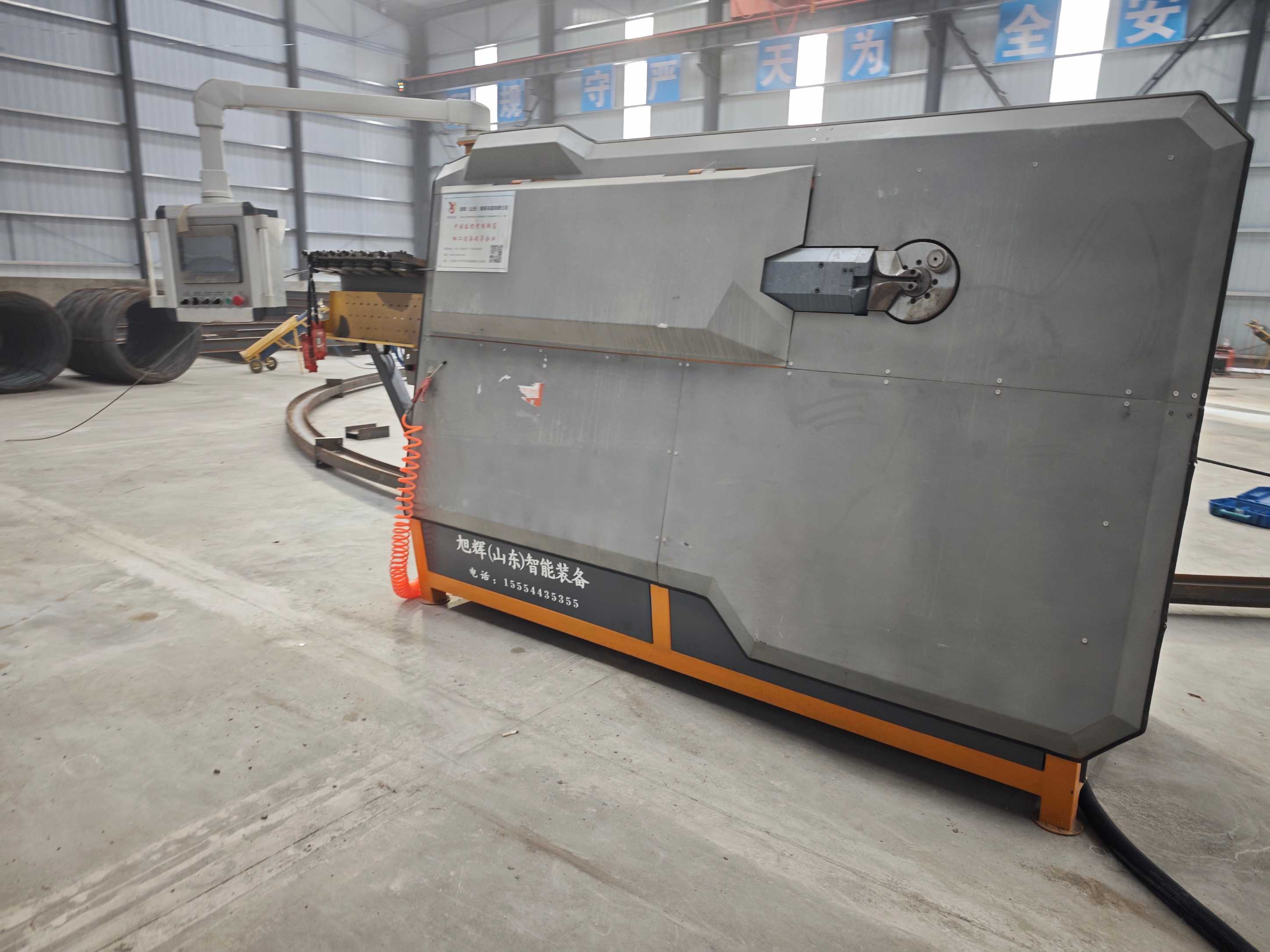 CNC rebar bending machine in factory