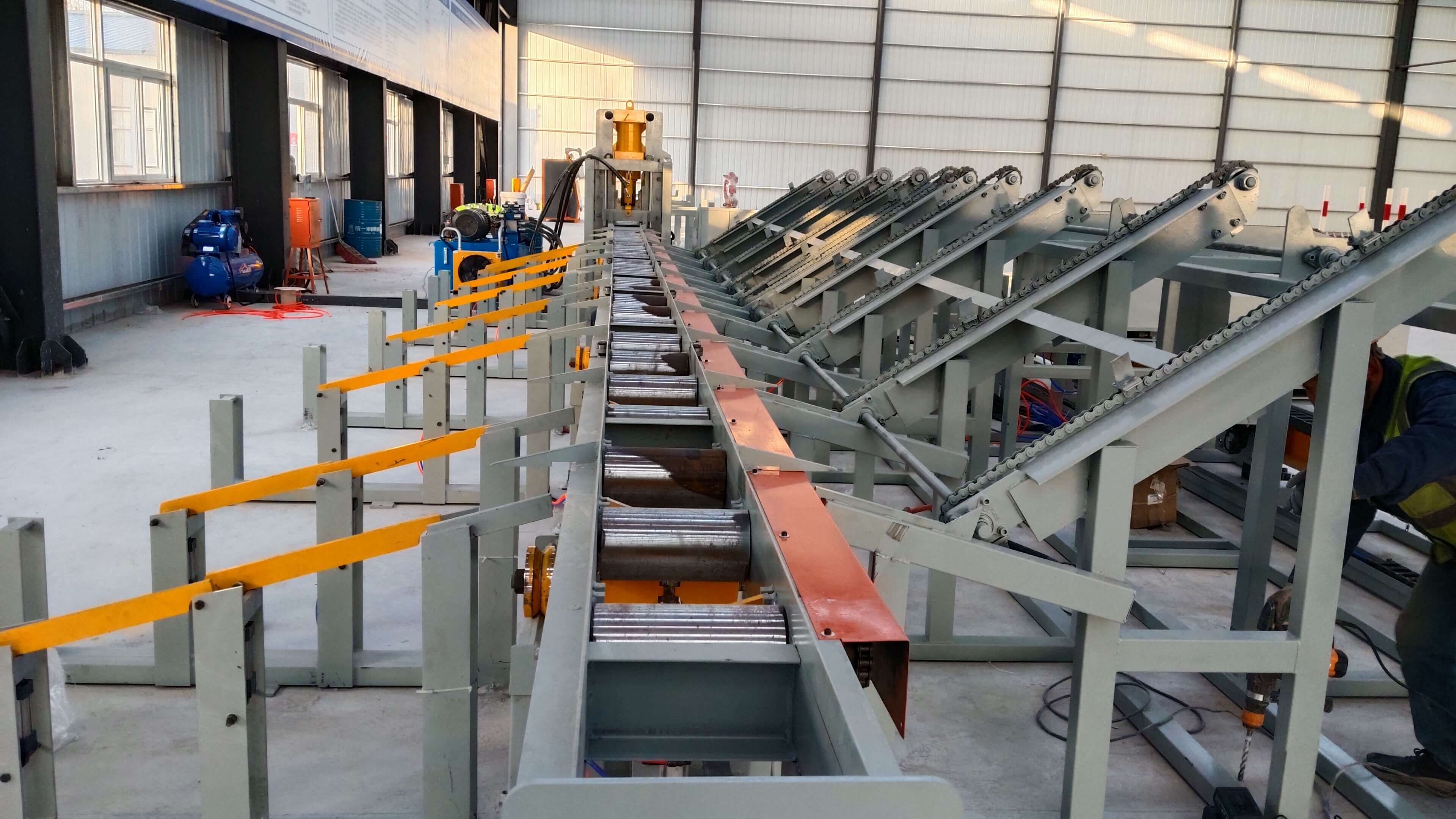 Technical specifications of CNC steel bar cutting line