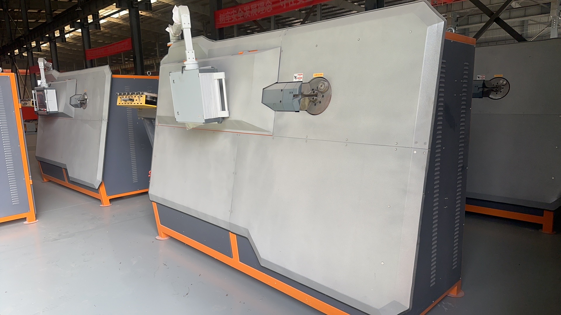 Rebar Bending Machine in Construction Site