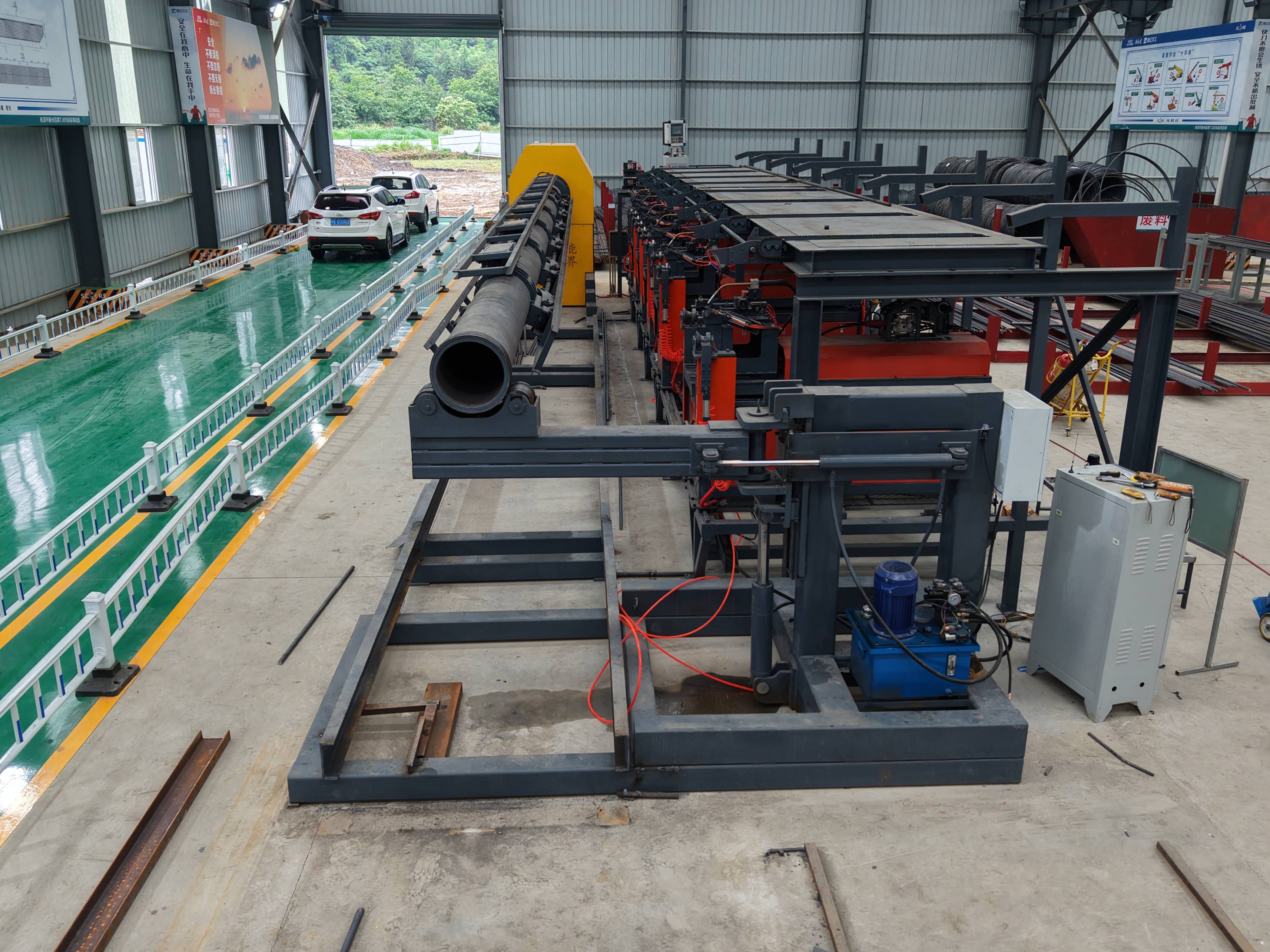 Precision components of CNC steel cage welding equipment