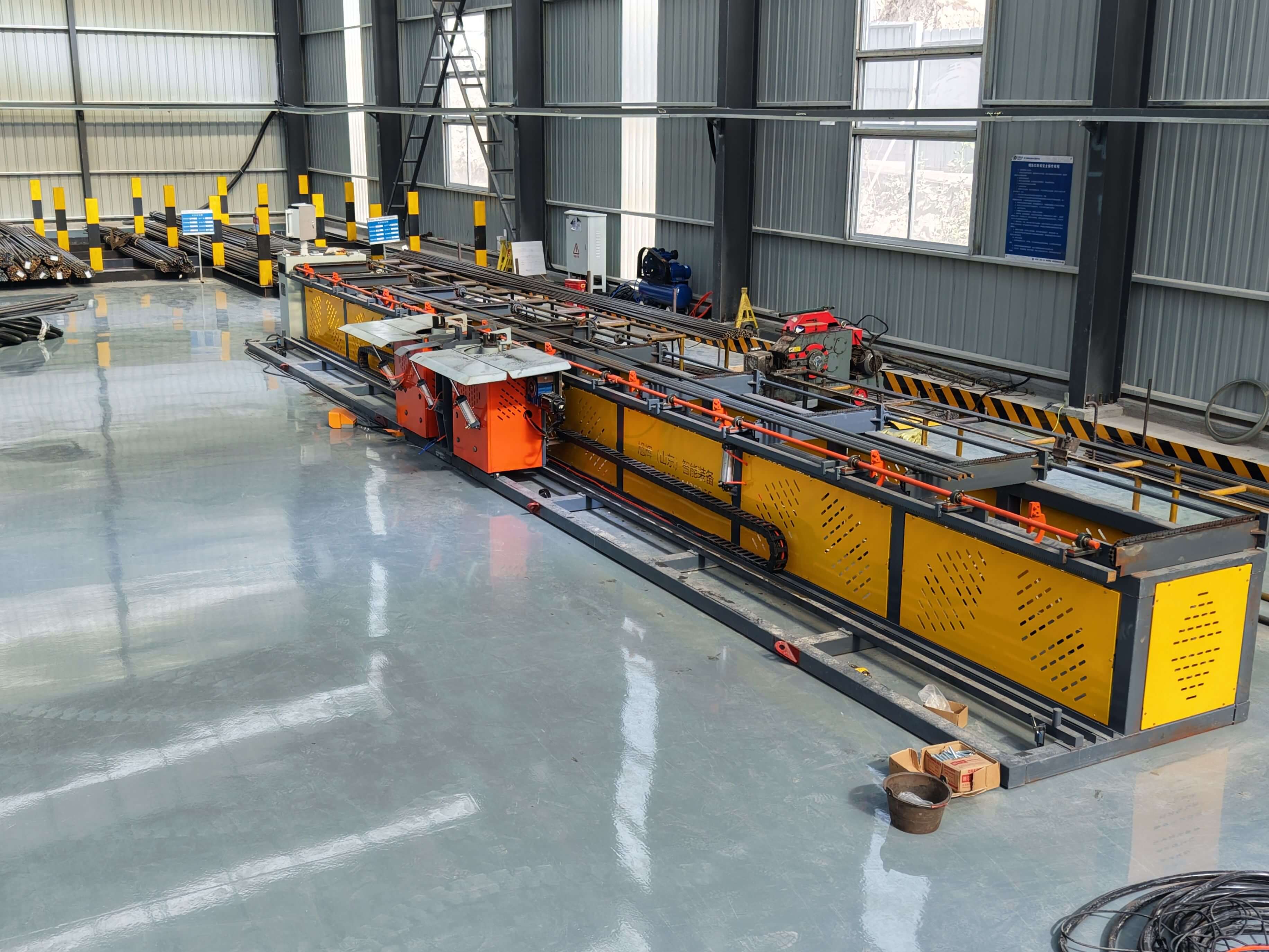 Precision Rebar Bending with Horizontal Four Spindle Machine
