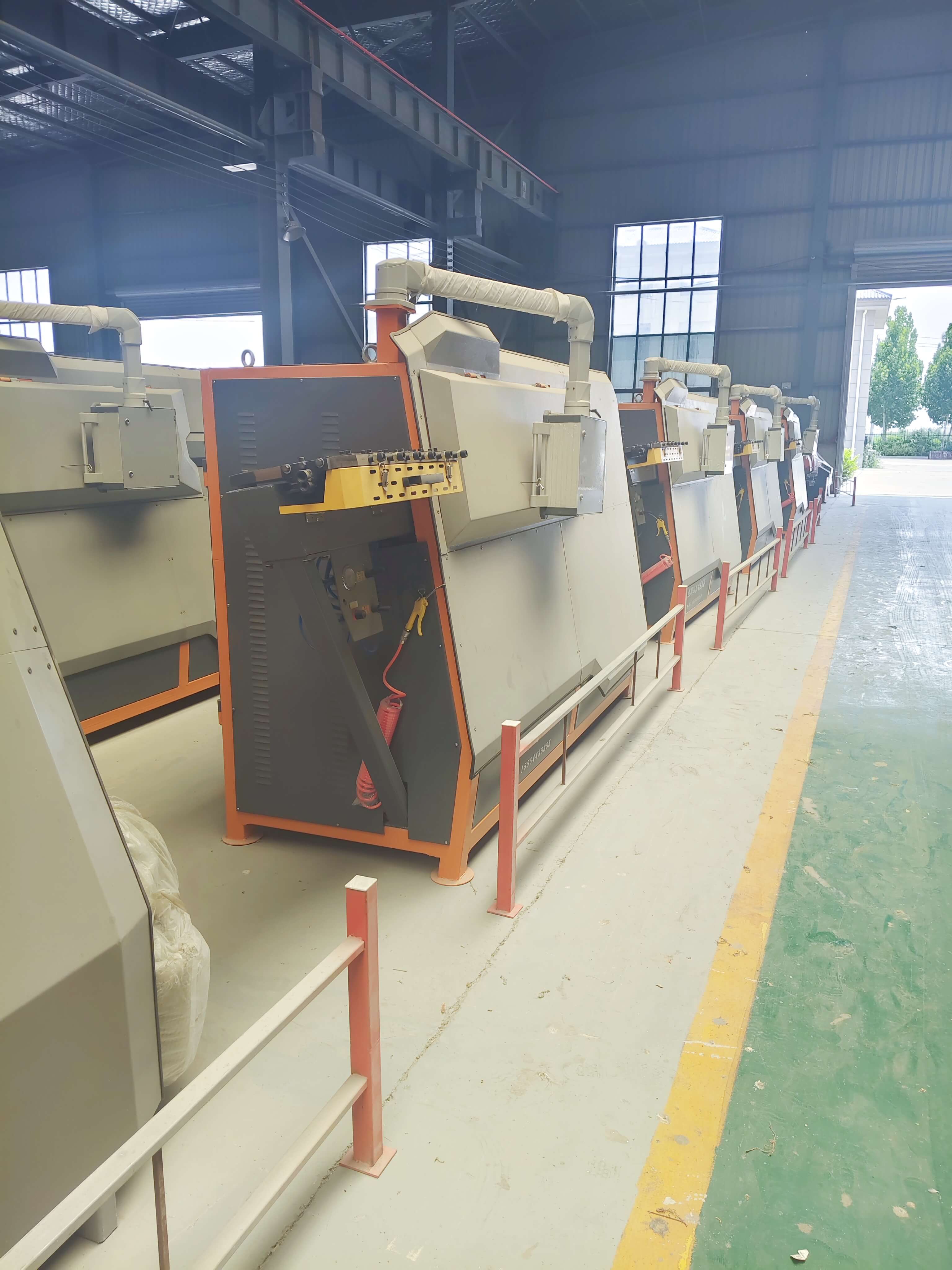 Automatic Rebar Bending Machine Operation