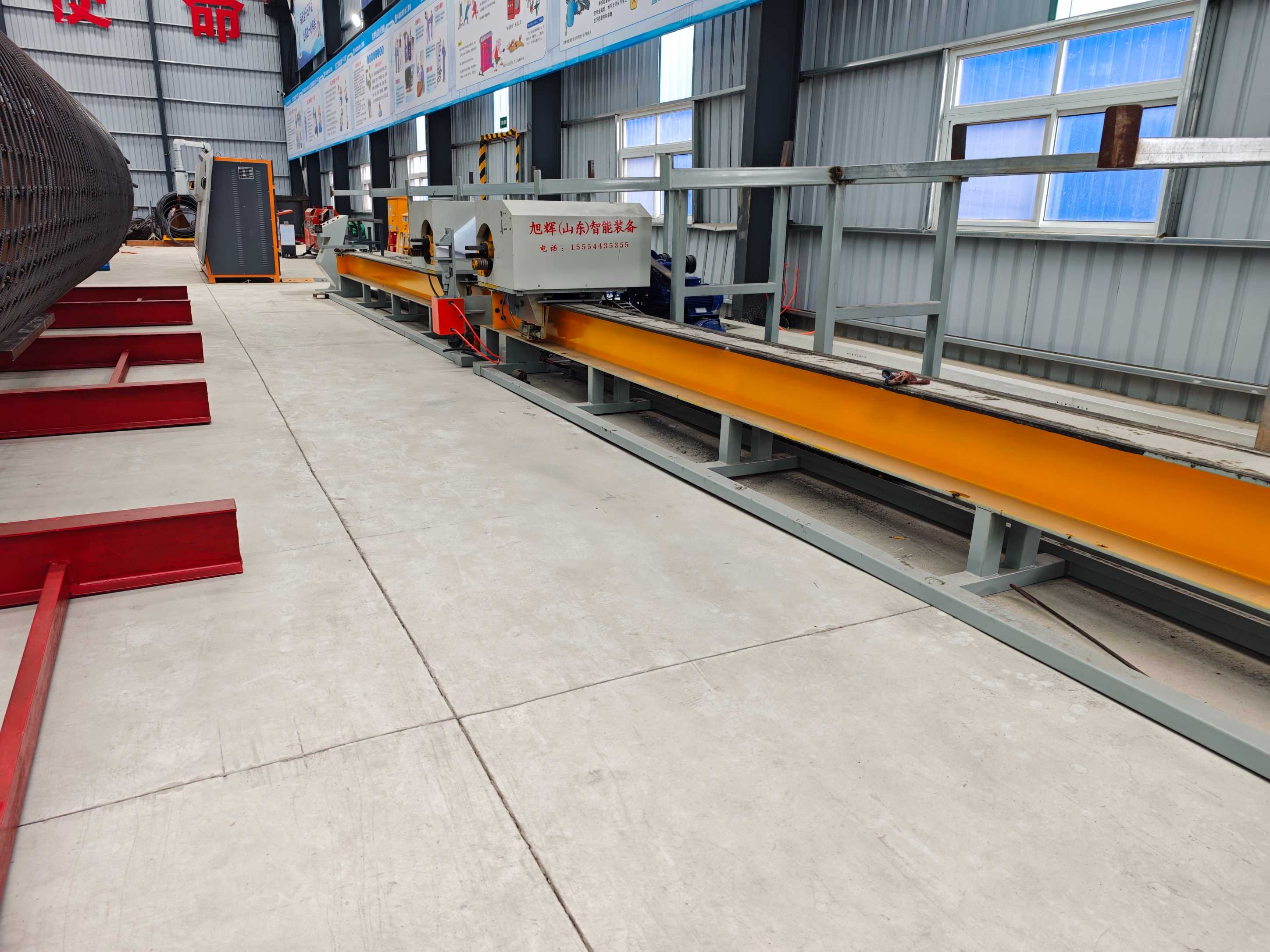 Fully automatic steel bar bending center in factory