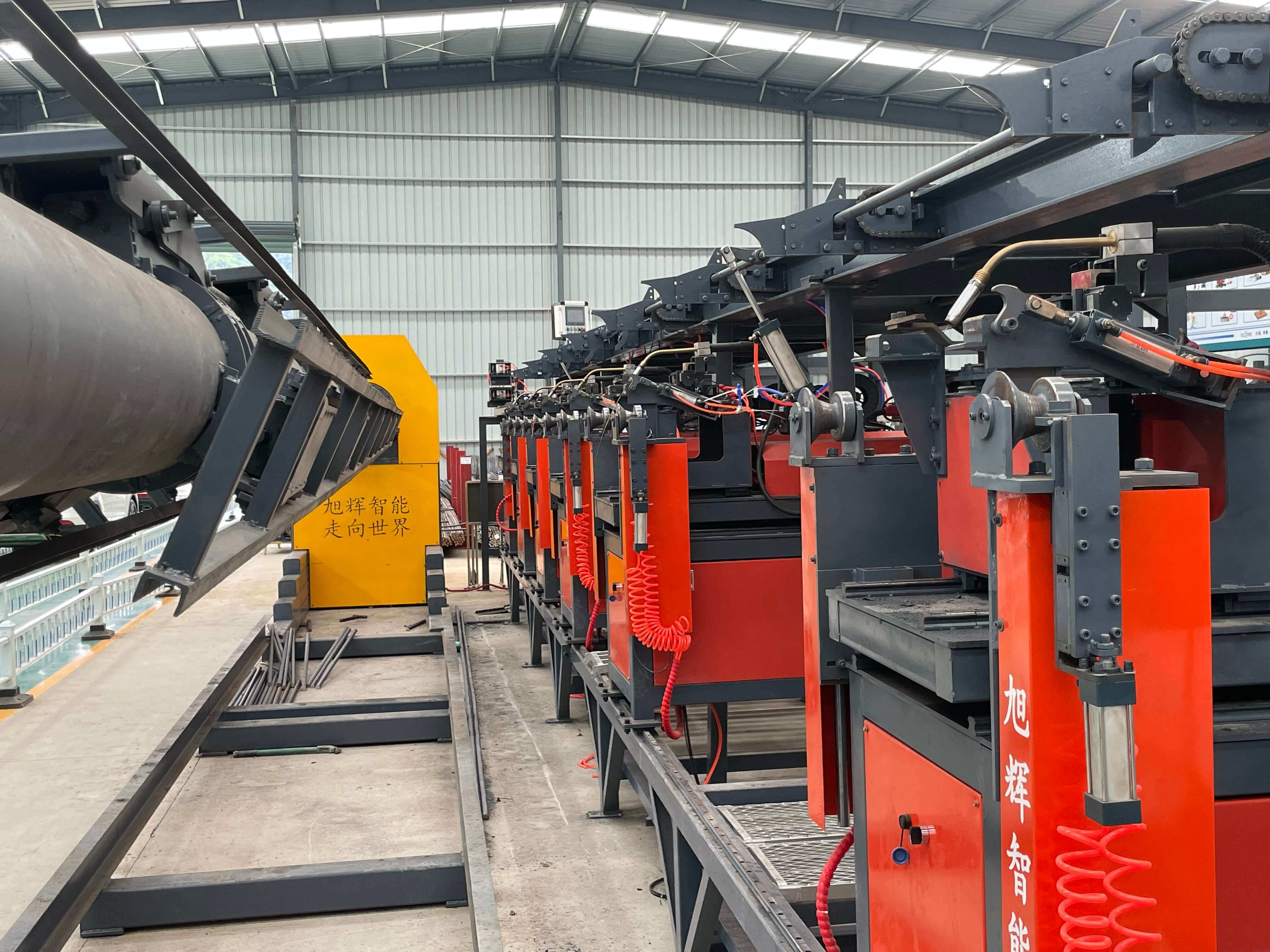 Reinforcing Cage Welding Station in operation