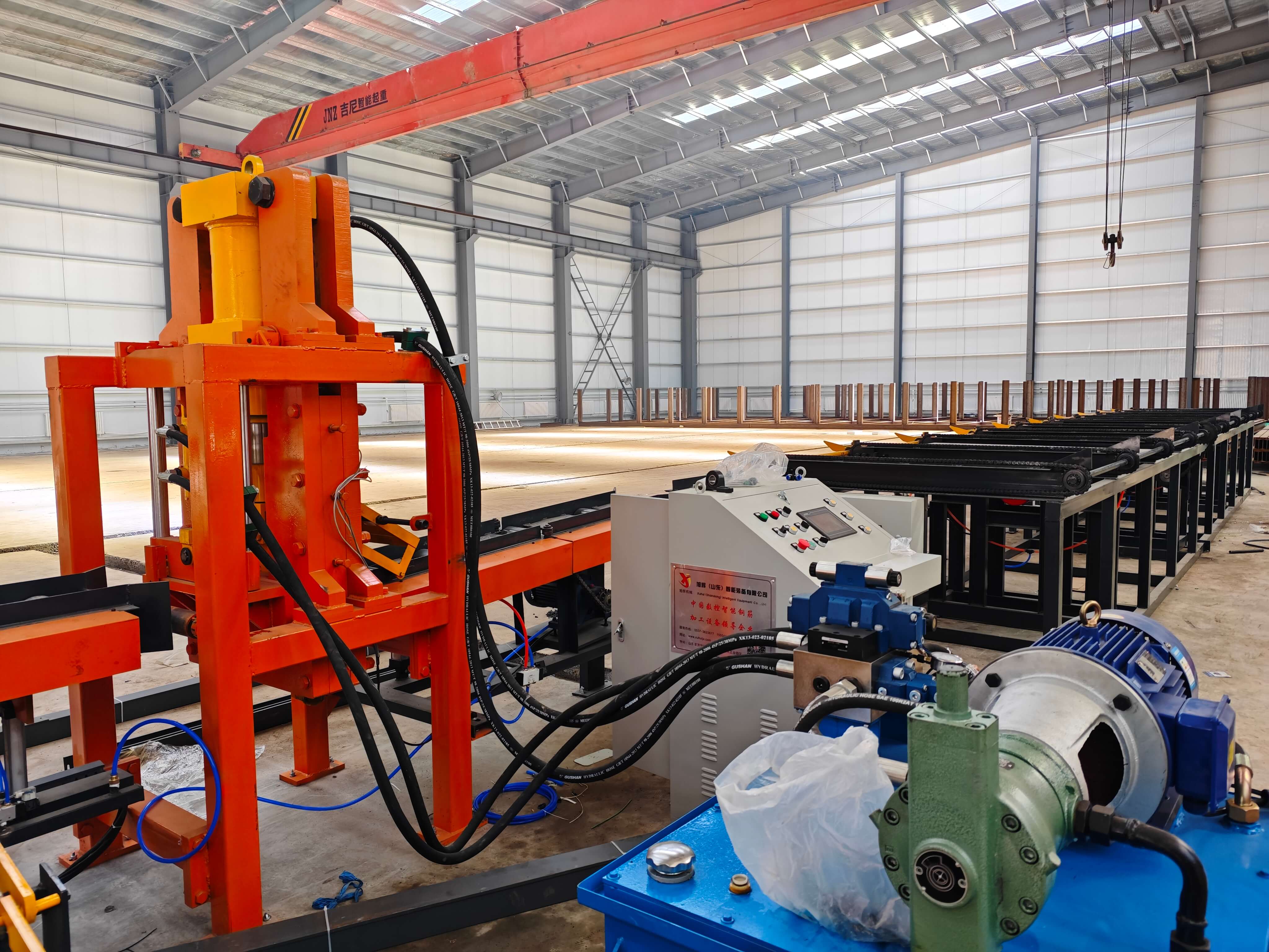 Technical specifications of CNC steel bar cutting line