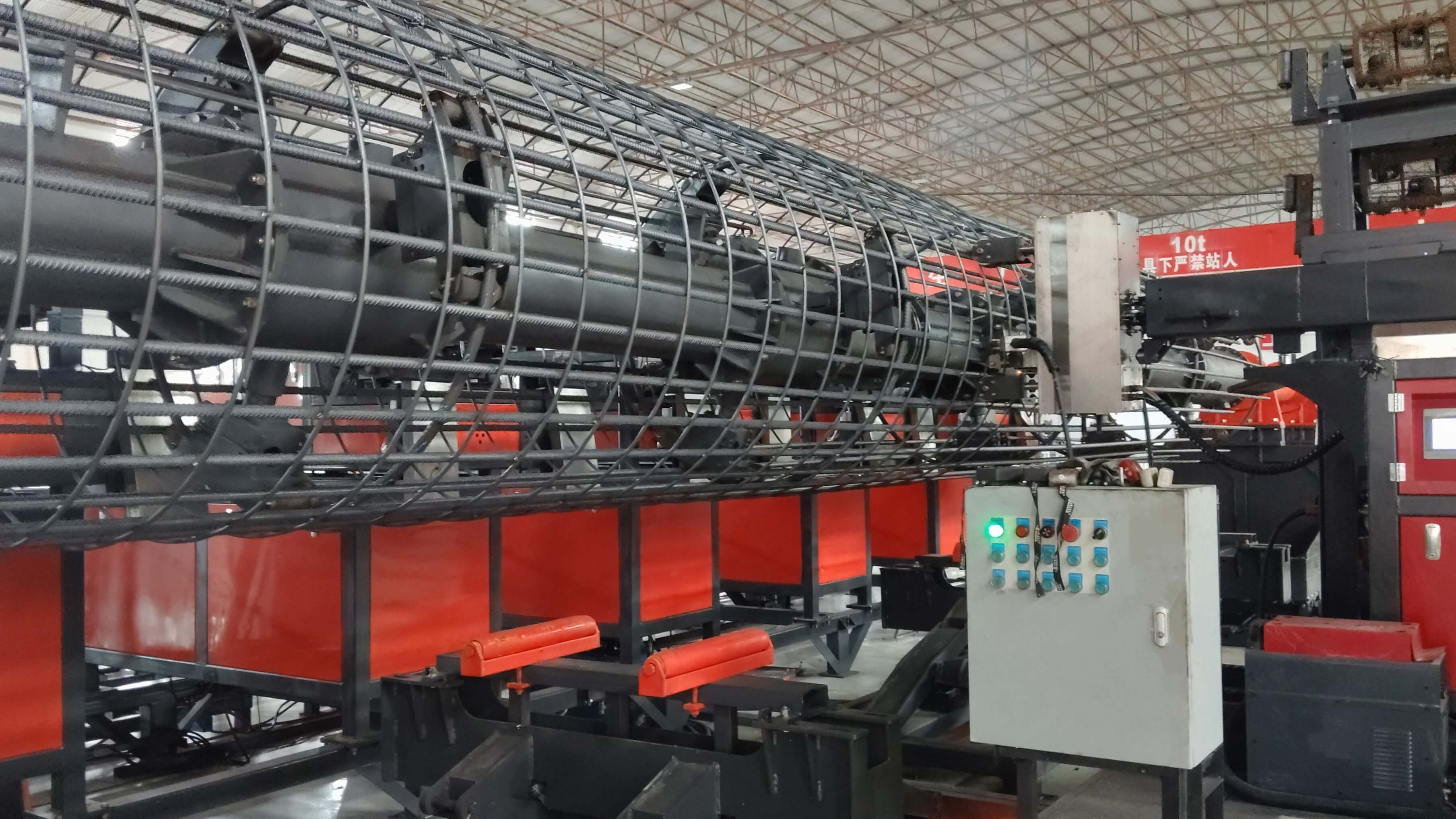 Technical specifications of steel cage welding equipment