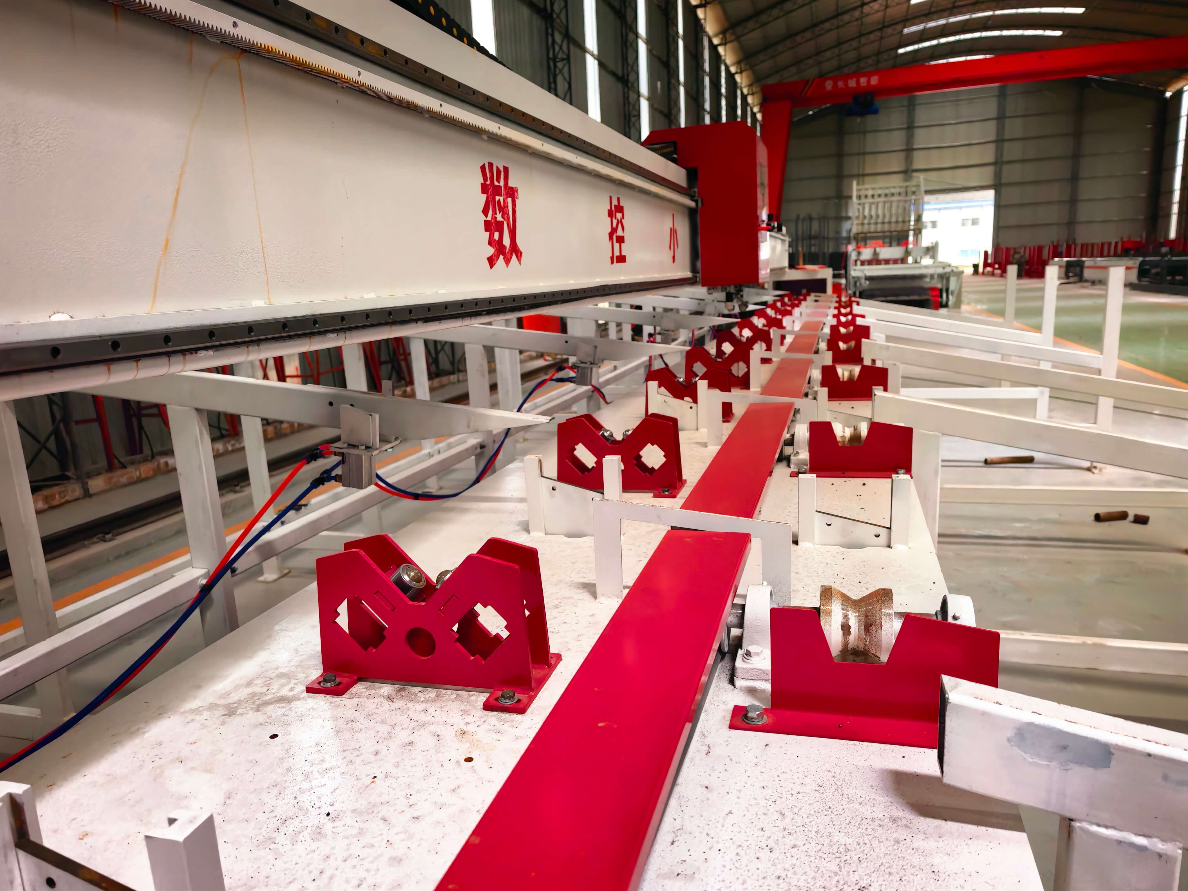 Automatic small duct production line in tunnel construction