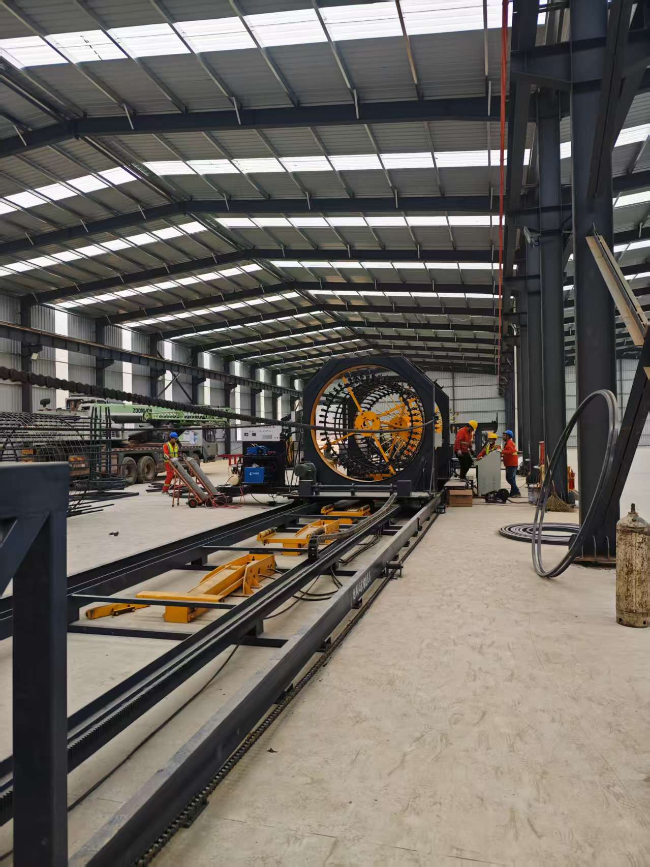 CNC steel bar cage rolling welder manufacturing