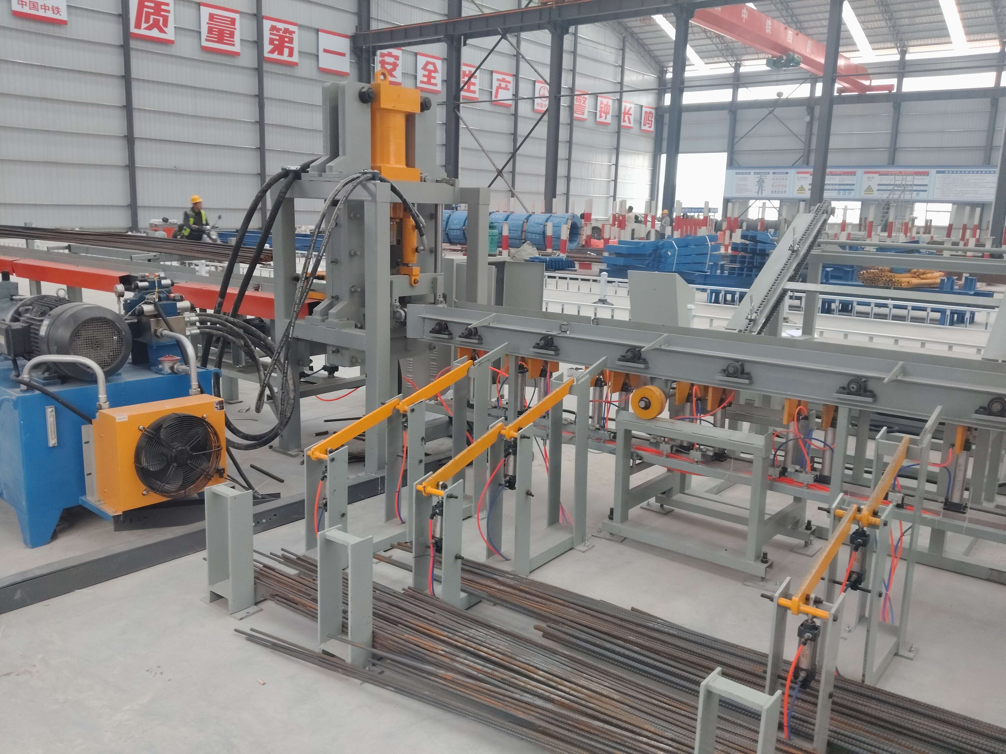 Industrial CNC steel bar cutting equipment