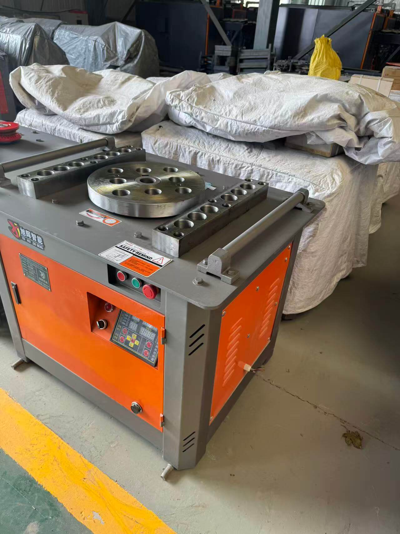 Smart steel bar bending machine manufacturing facility