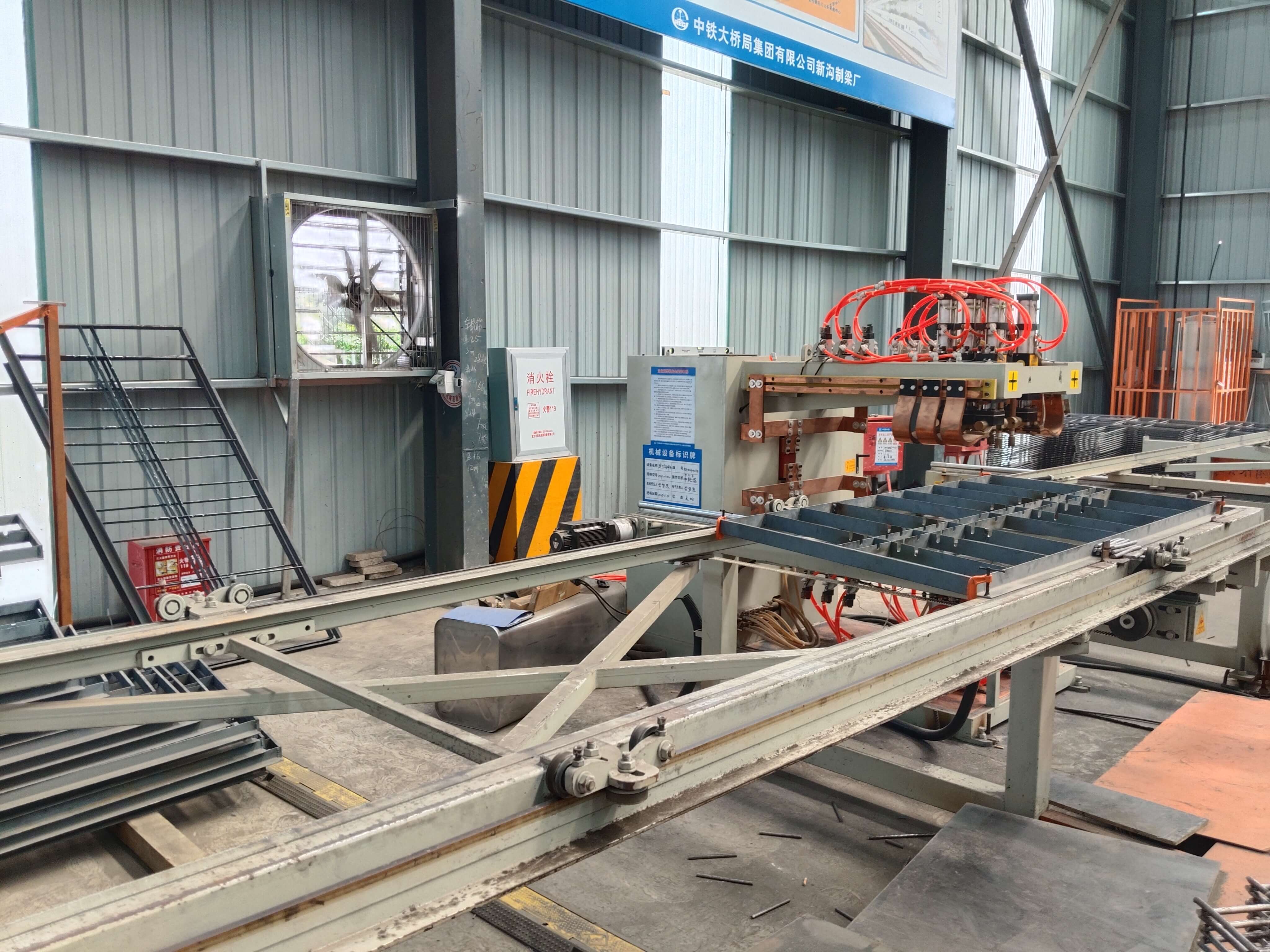 CNC rebar processing equipment in factory