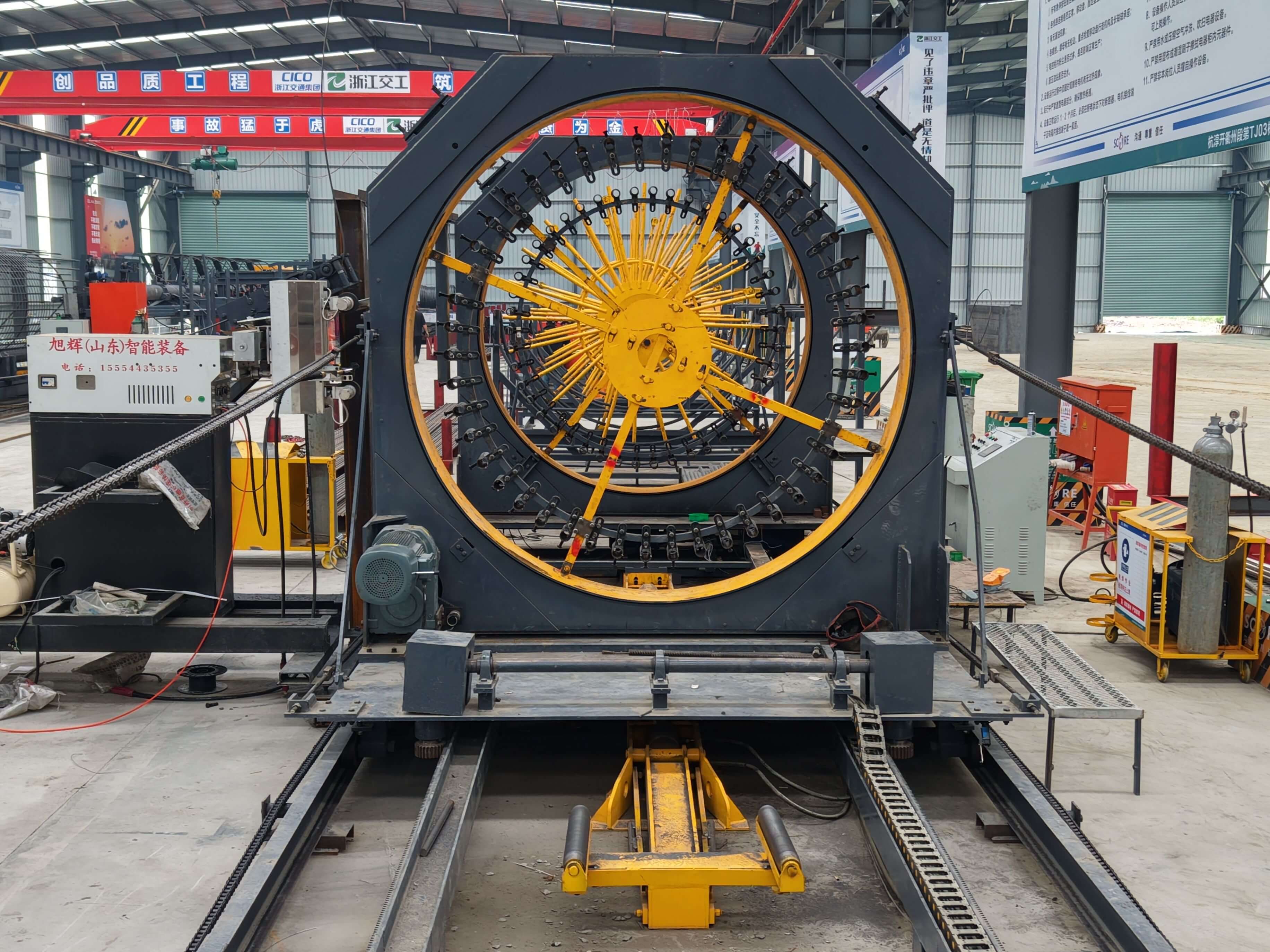 Steel cage rolling machine operation training