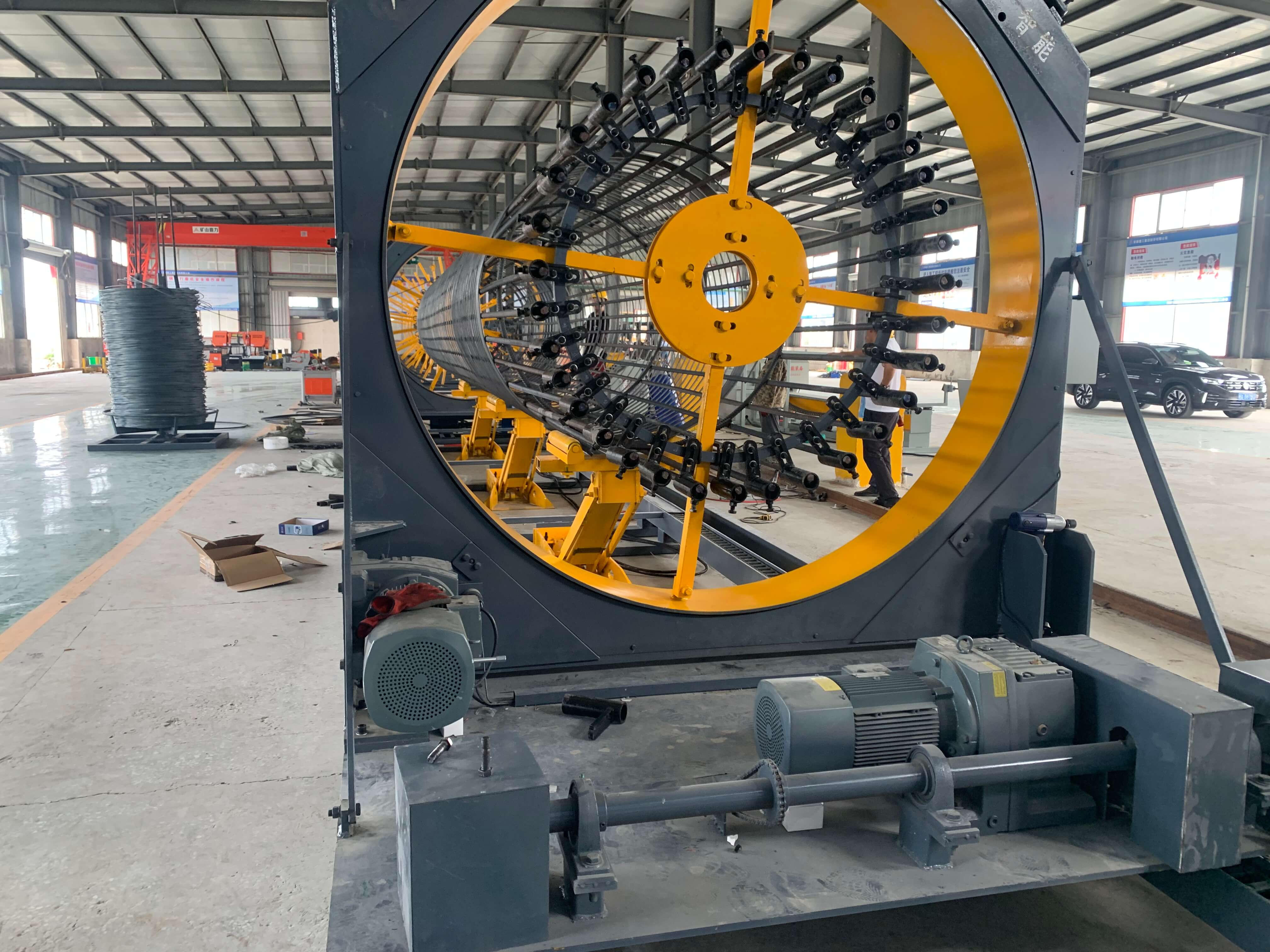 Precision engineering in steel reinforcement cage production