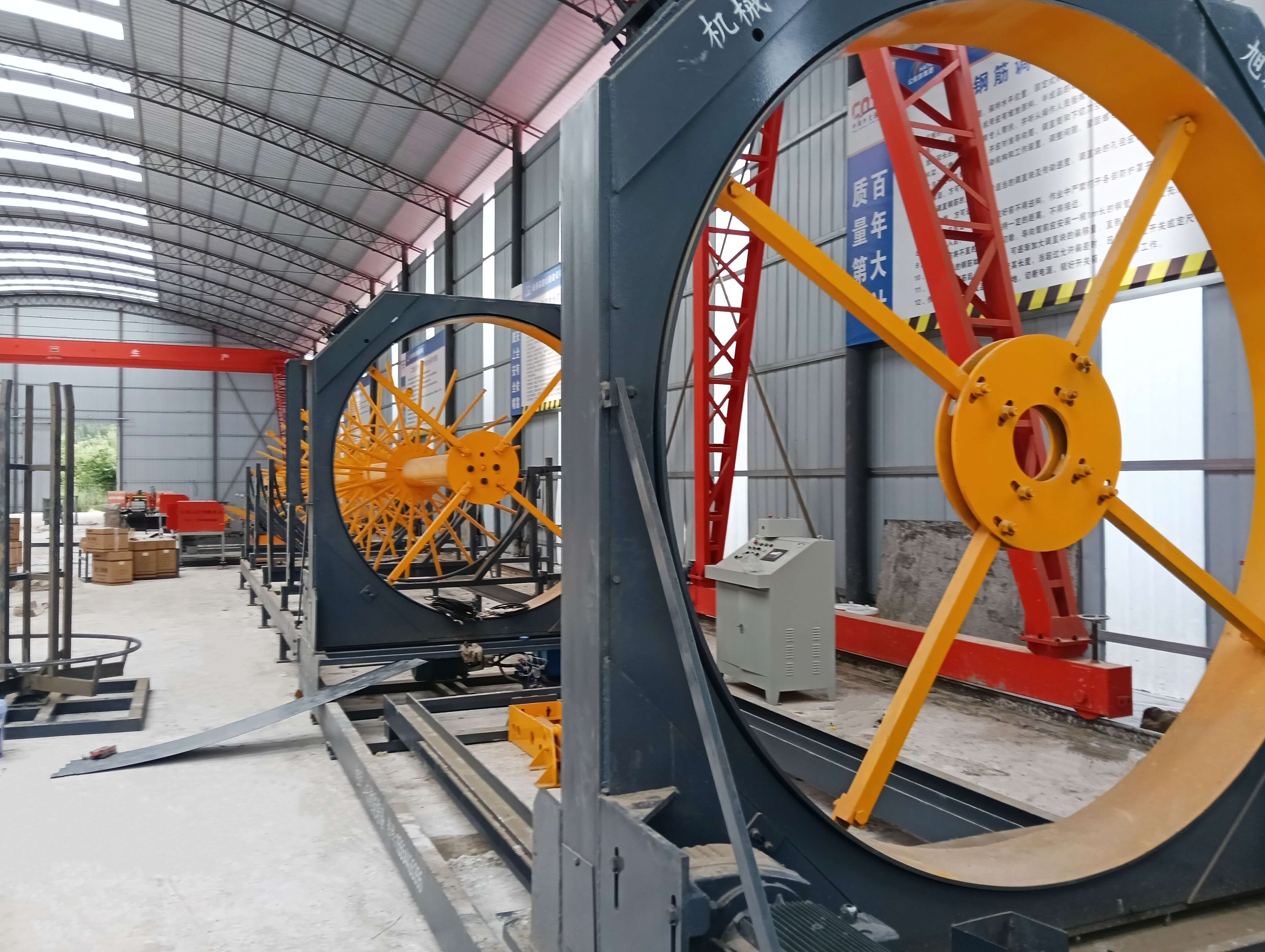 Steel reinforcement cage rolling welder manufacturing process