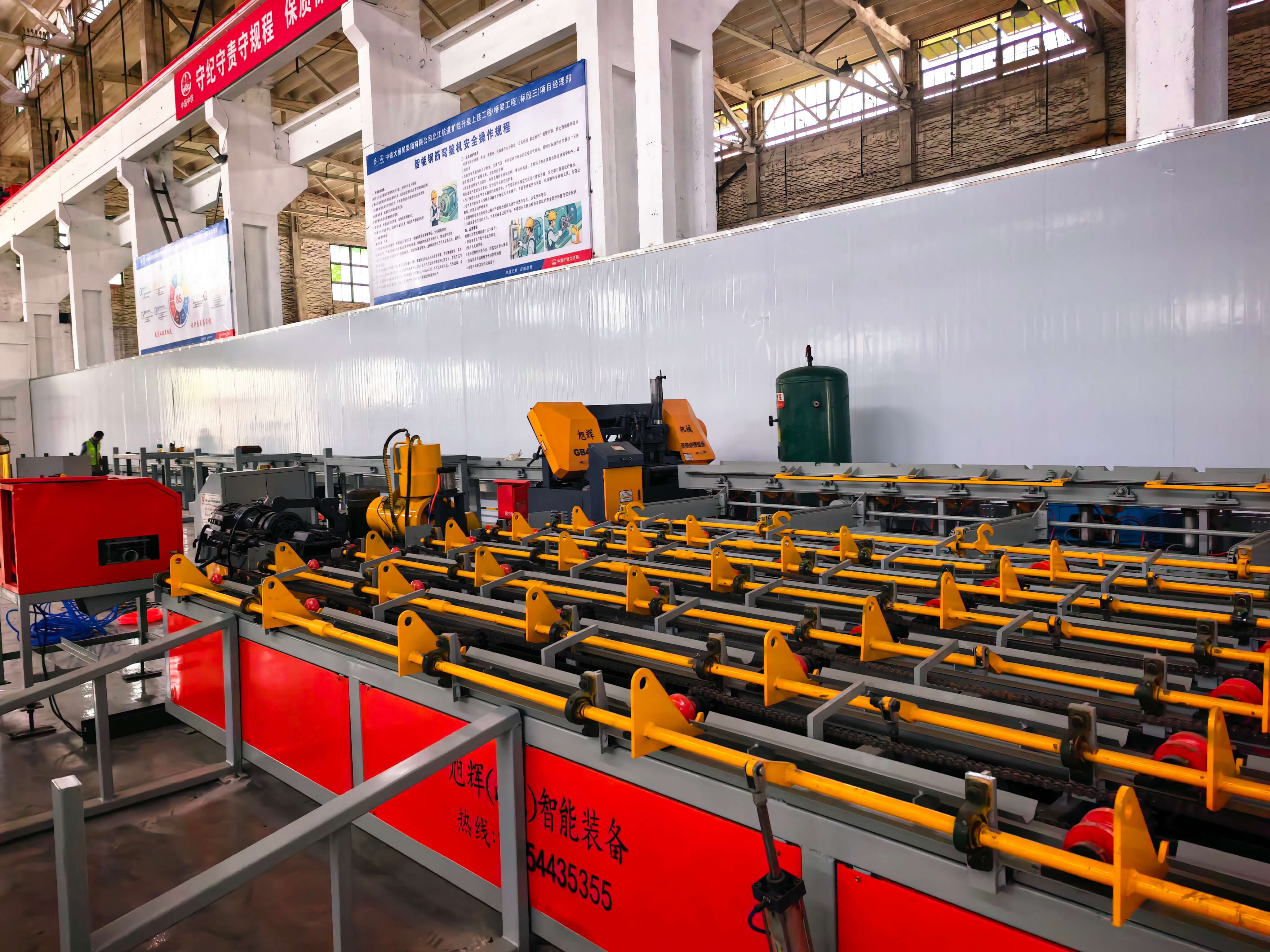 Steel bar processing equipment for infrastructure projects