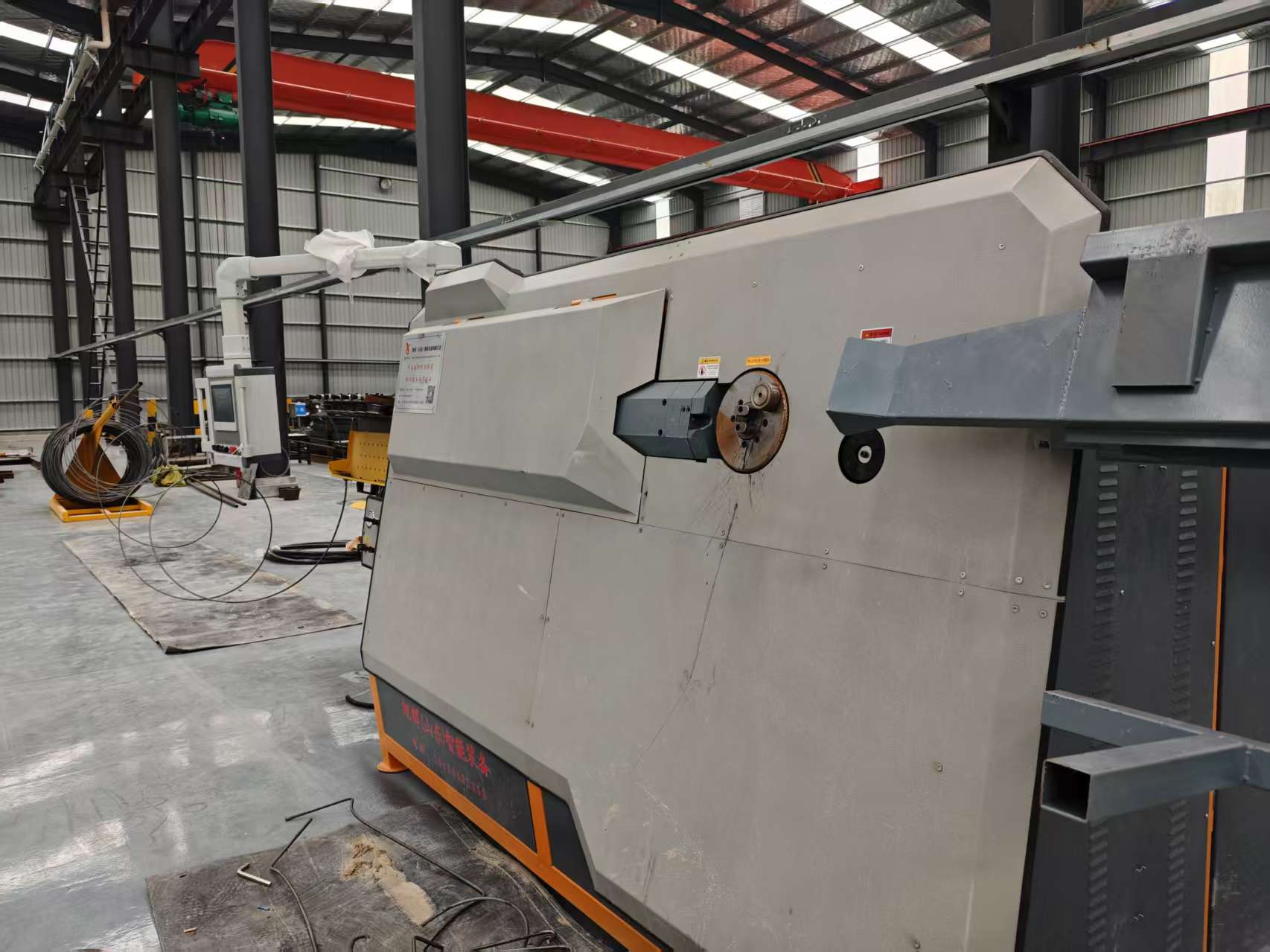Rebar processing equipment for infrastructure projects